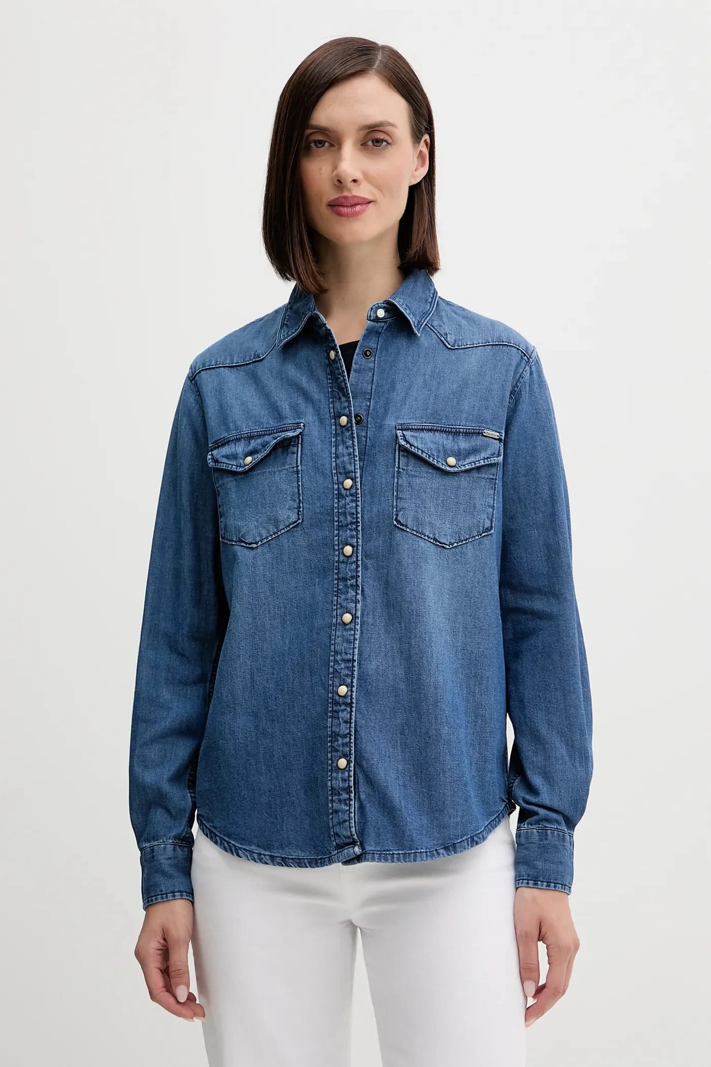 джинсовая рубашка Pepe Jeans