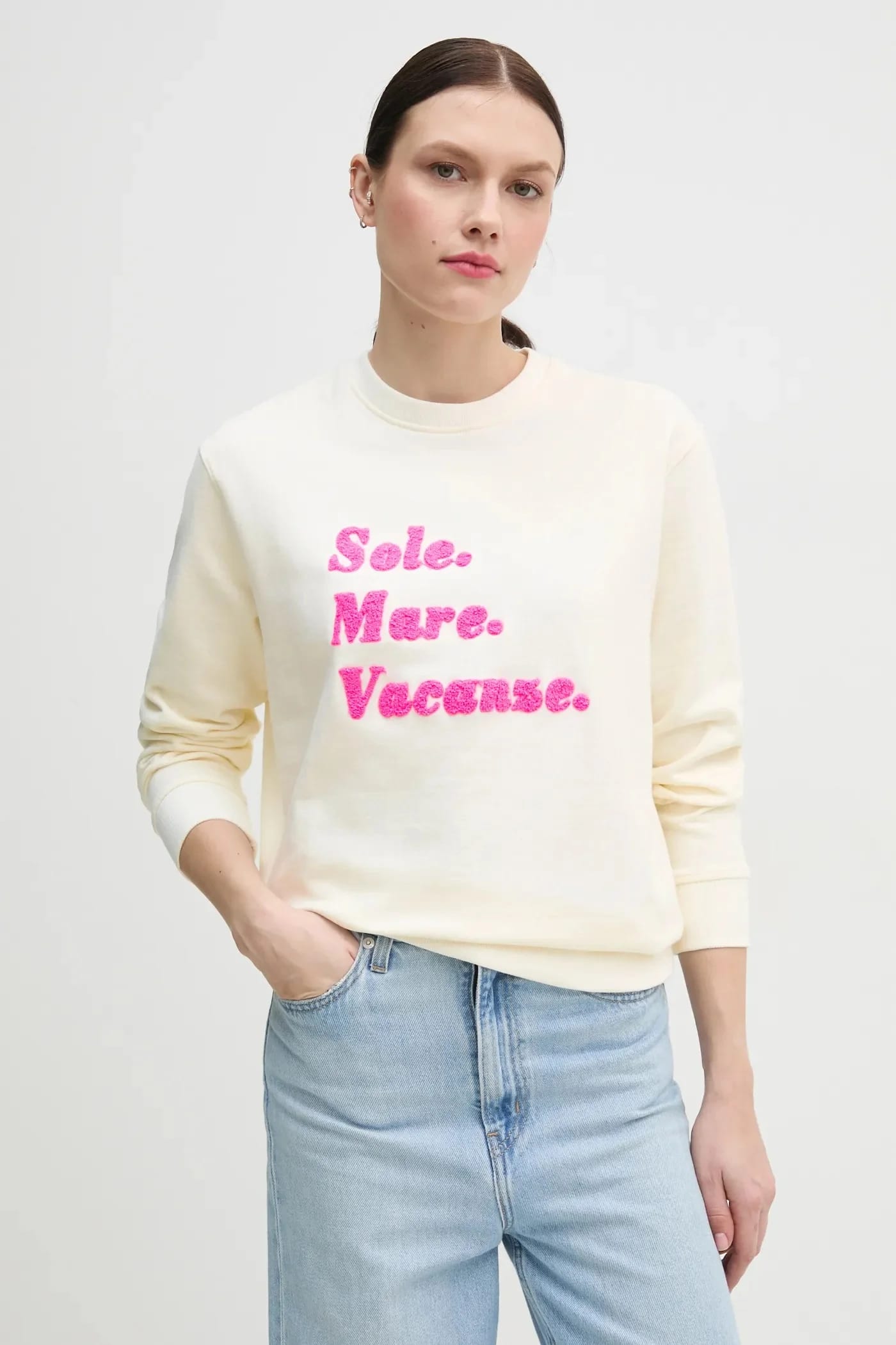Толстовка из синели Sole Mare
