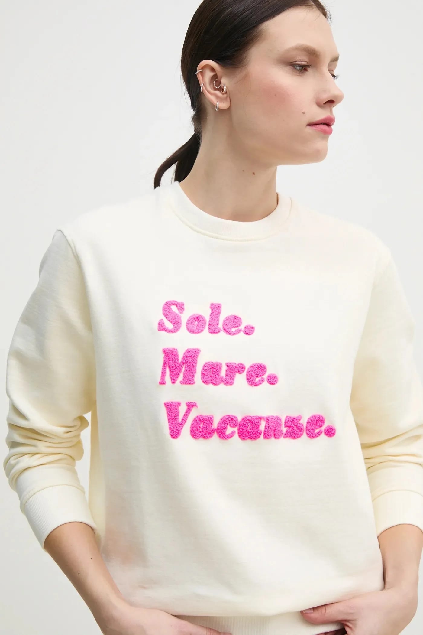 Толстовка из синели Sole Mare - фото 4