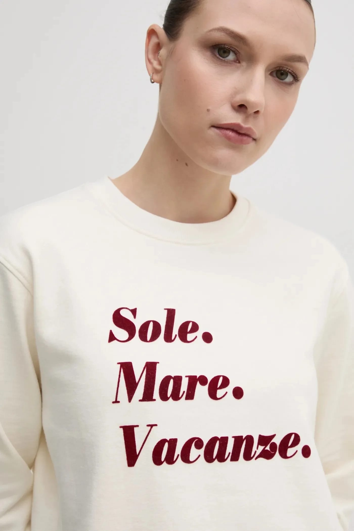 Толстовка Sole Mare из флока - фото 4