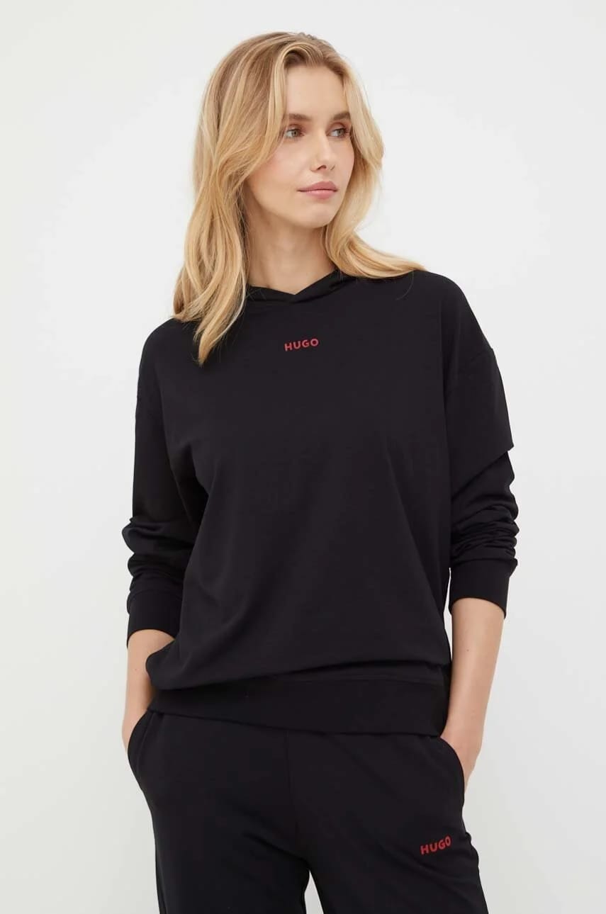 Lounge толстовка SHUFFLE_HOODIE черная для женщин