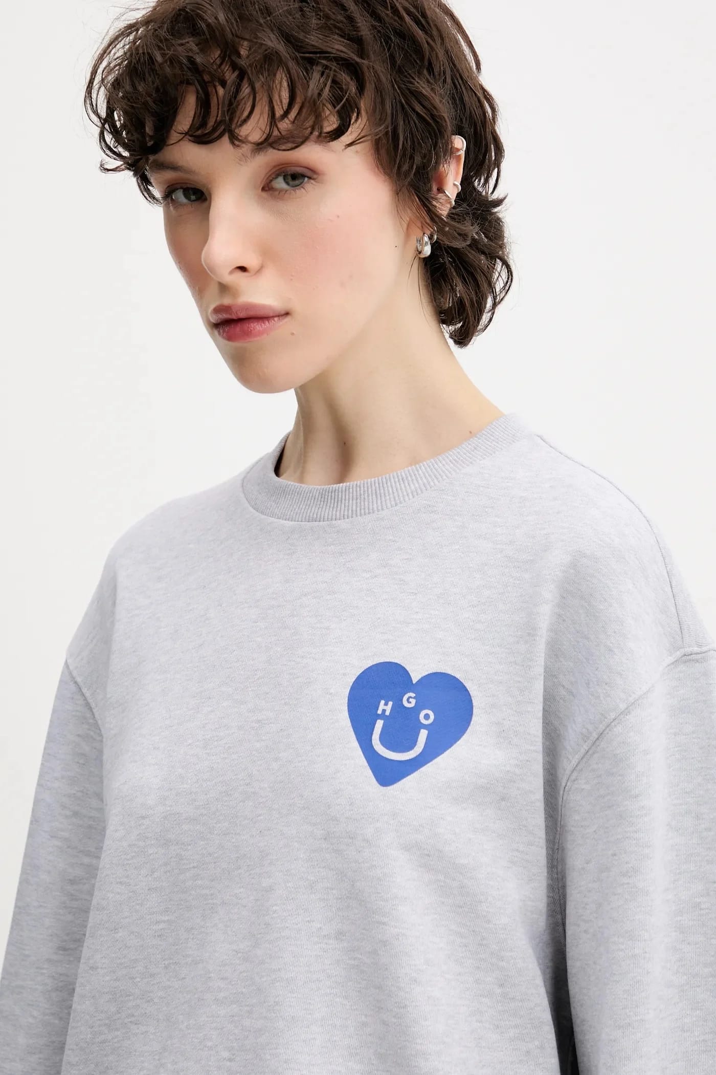 Хлопковая толстовка Oversized Crew_B_3 - фото 4