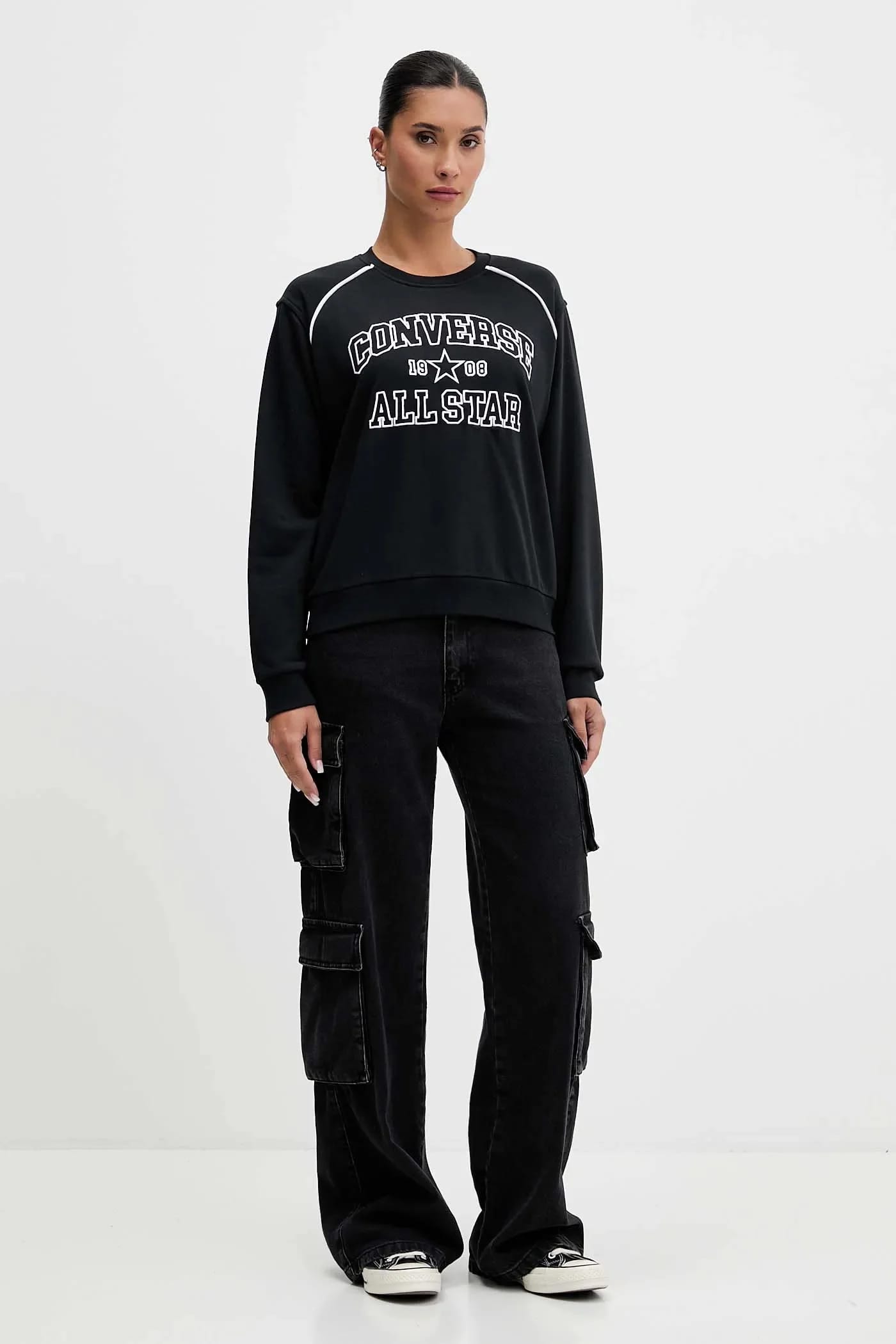 Блуза черная для женщин - фото 2