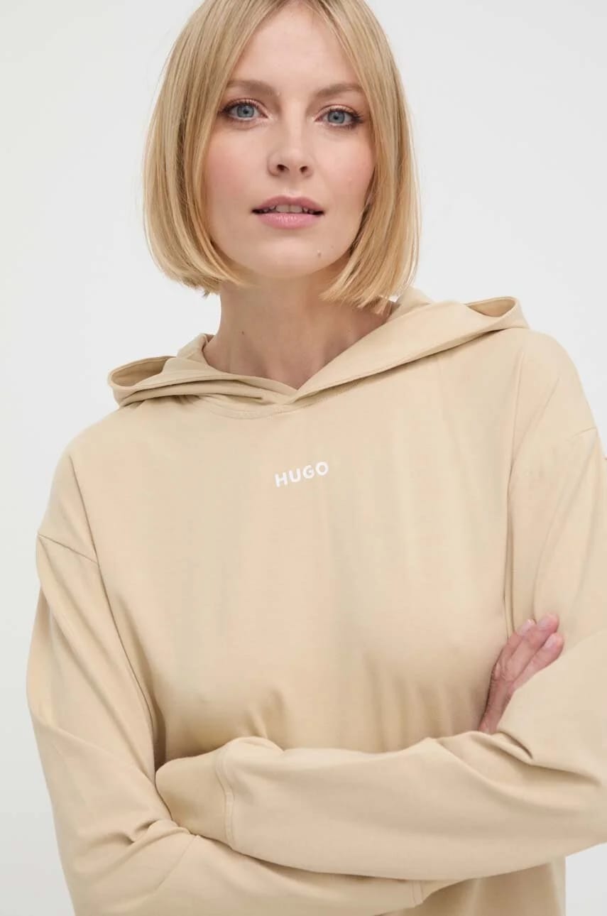 Lounge толстовка SHUFFLE_HOODIE бежевая для женщин
