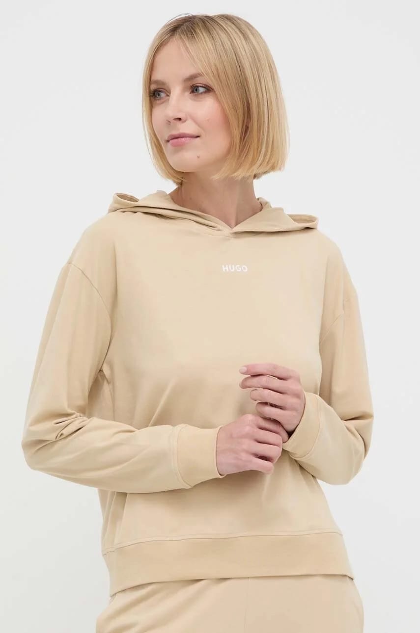 Lounge толстовка SHUFFLE_HOODIE бежевая для женщин - фото 4