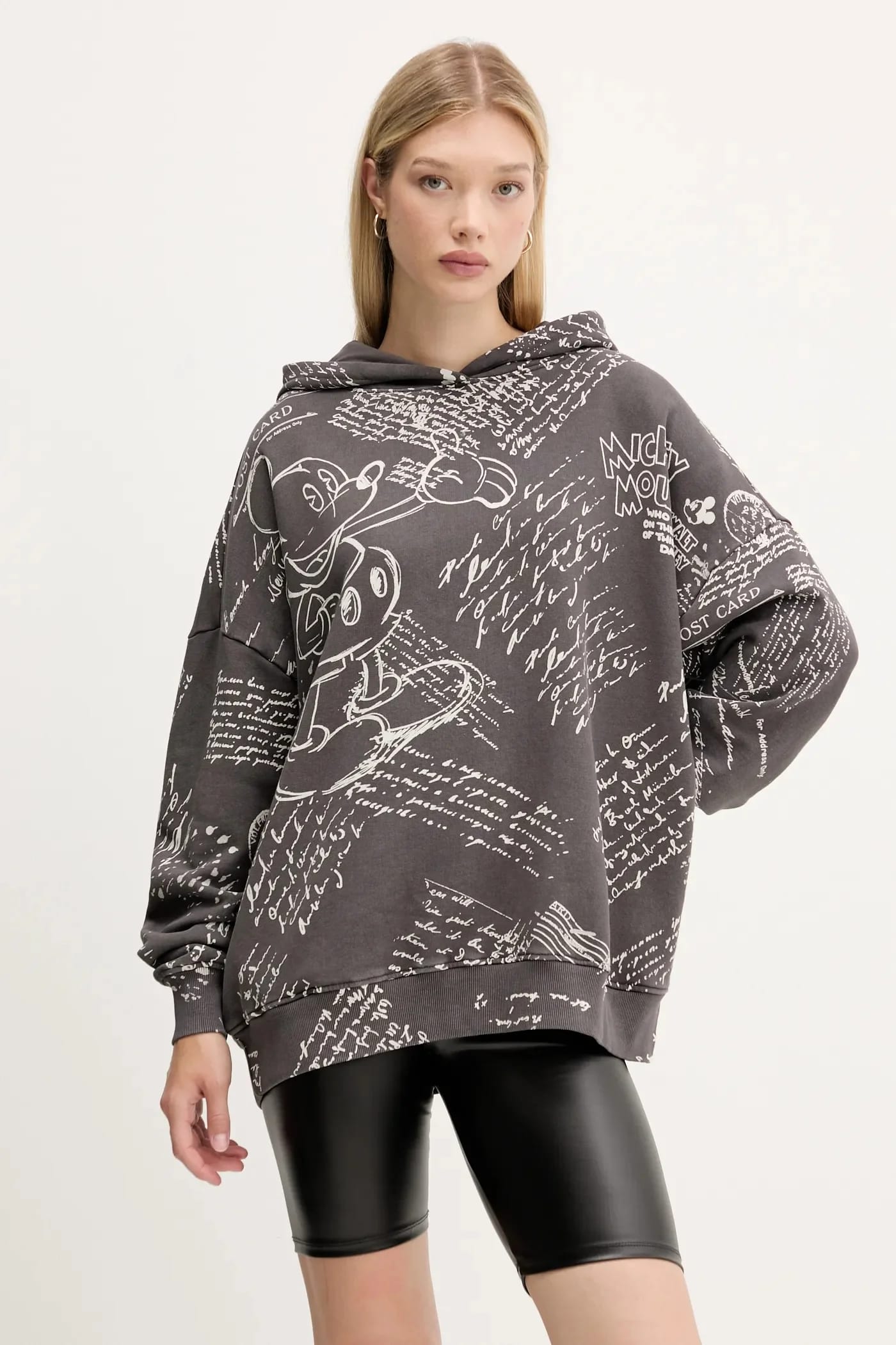 толстовка LETTERS MICKEY из хлопка