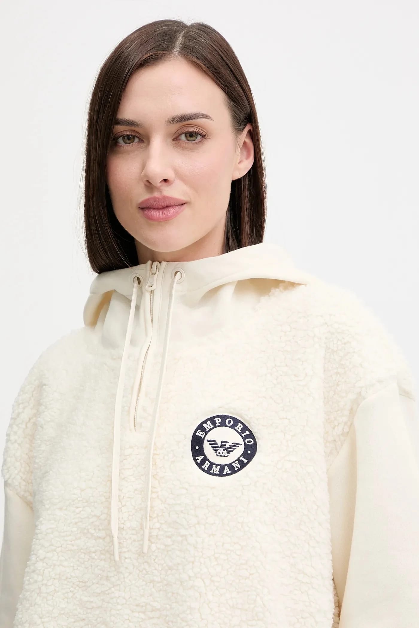 Флисовая толстовка бежевая для женщин - фото 4