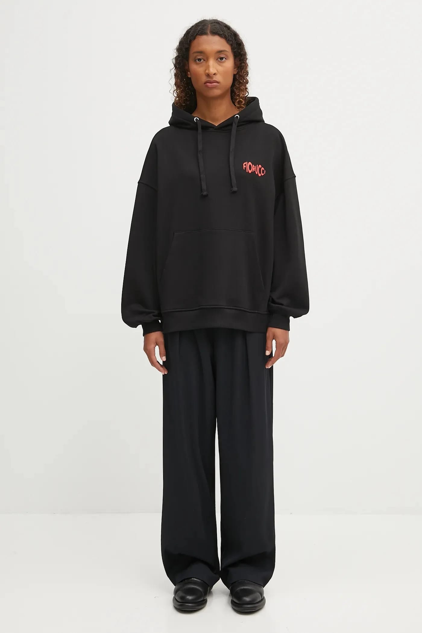 Хлопковая толстовка свободного кроя с принтом Fiorucci Cherry Mouth - фото 6