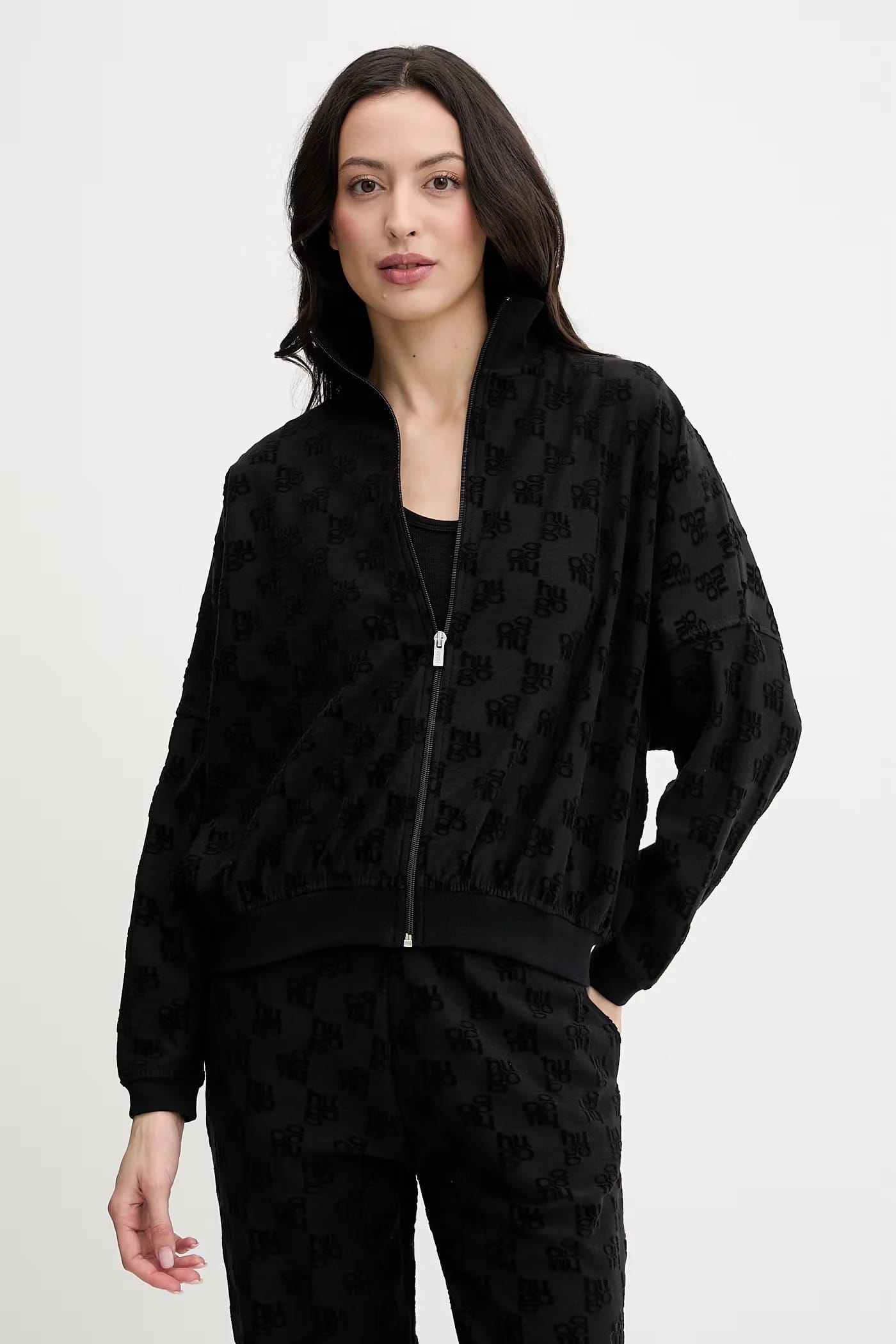 Lounge женская толстовка из хлопка TERRYMONOGRAM_JACKET
