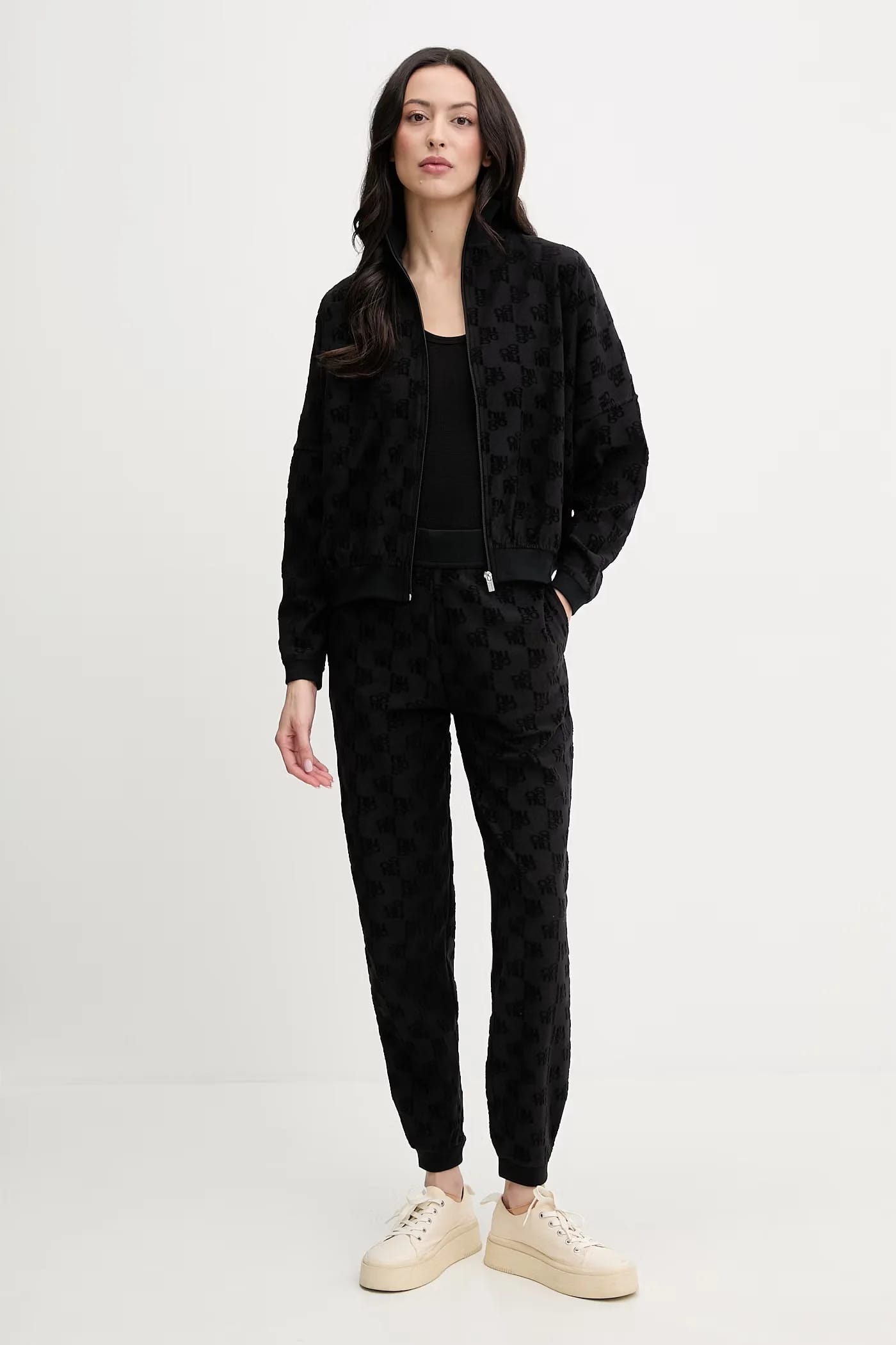 Lounge женская толстовка из хлопка TERRYMONOGRAM_JACKET - фото 2