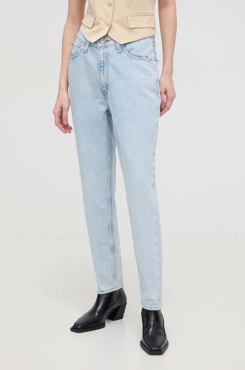 джинсы 80S MOM JEAN синие для женщин