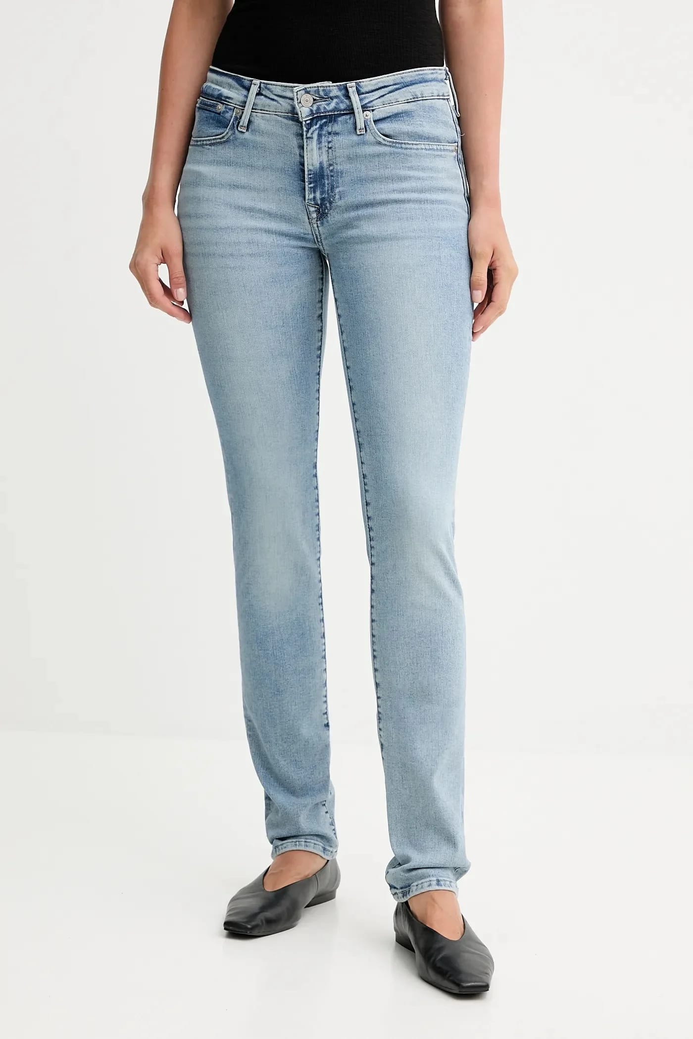 джинсы 712 SLIM WELT POCKET синие для женщин
