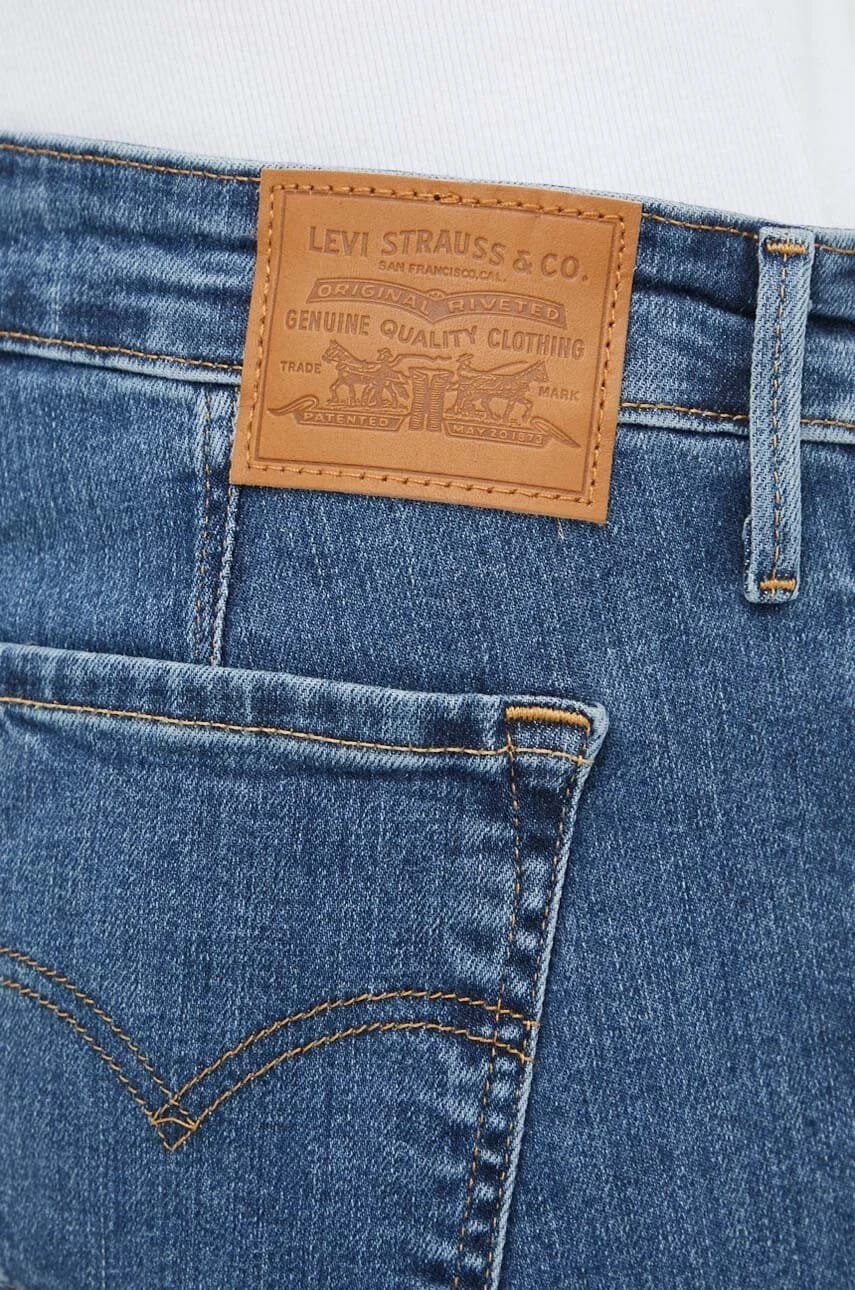 джинсы 712 SLIM WELT POCKET синие для женщин - фото 4