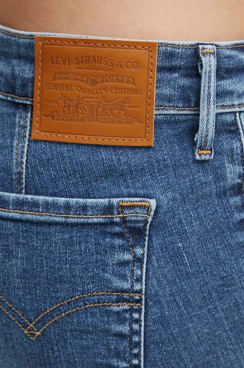 джинсы 712 SLIM WELT POCKET синие для женщин - фото 4