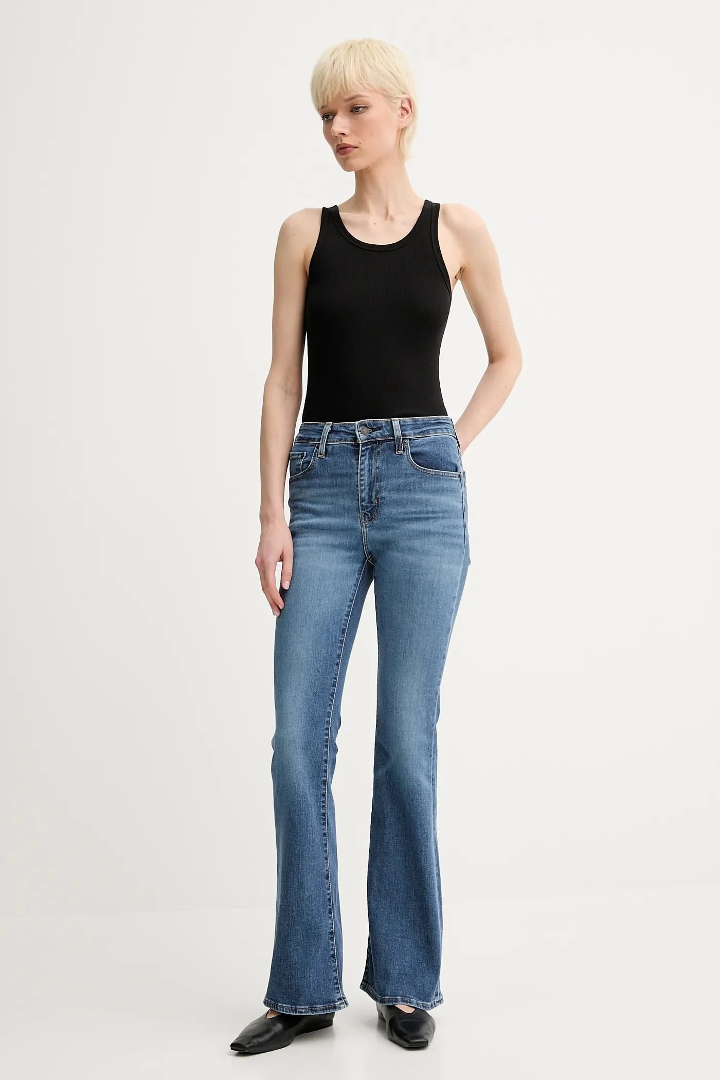Джинсы Levi's 726 HR FLARE - фото 2