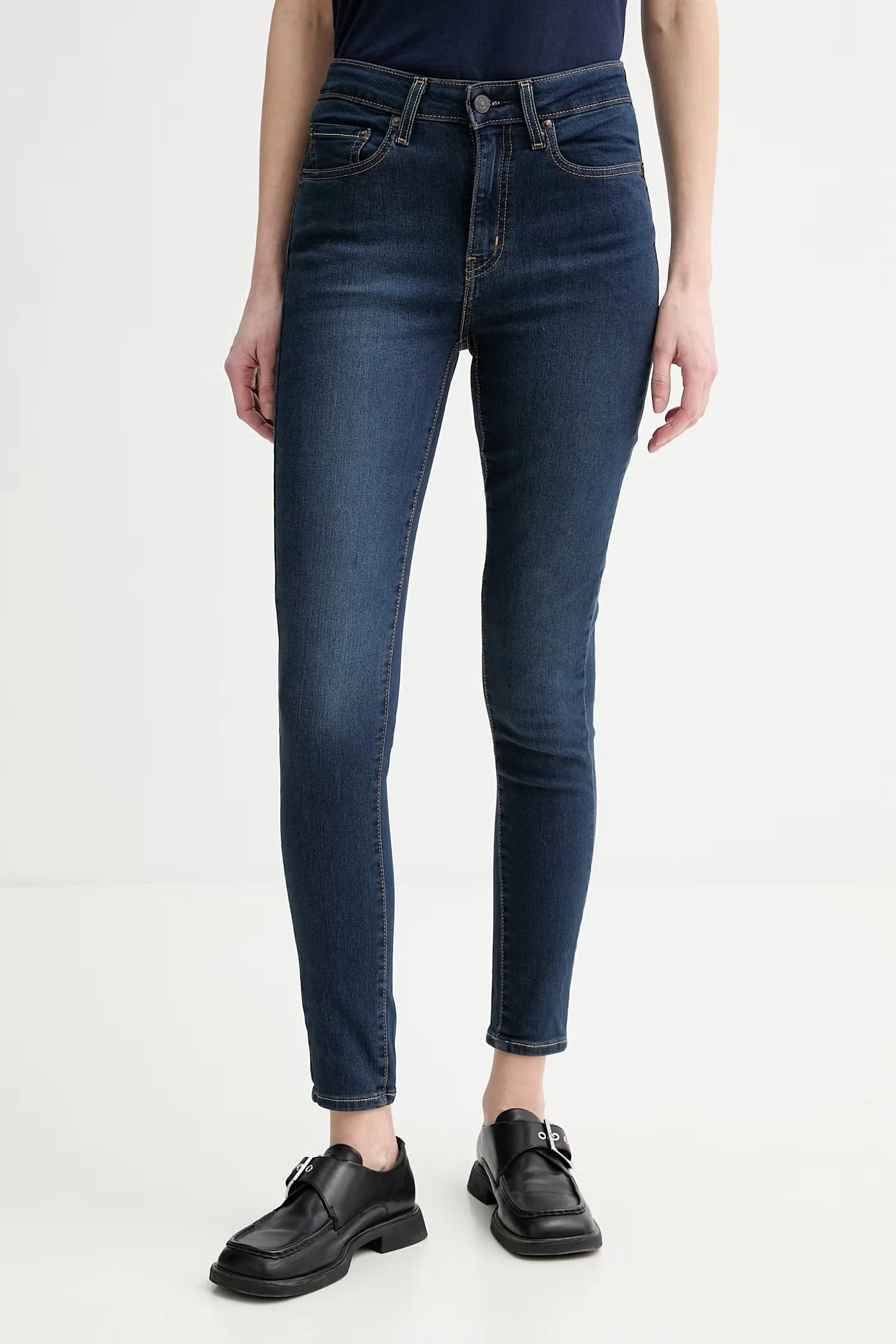 Джинсы 721 HIGH RISE SKINNY синие для женщин