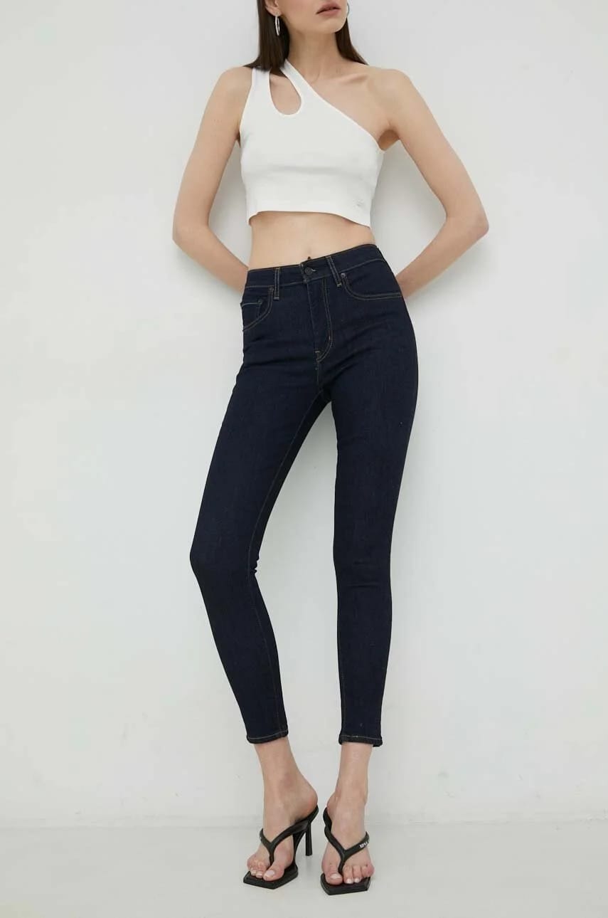 Джинсы 721 HIGH RISE SKINNY военно-морской для женщин