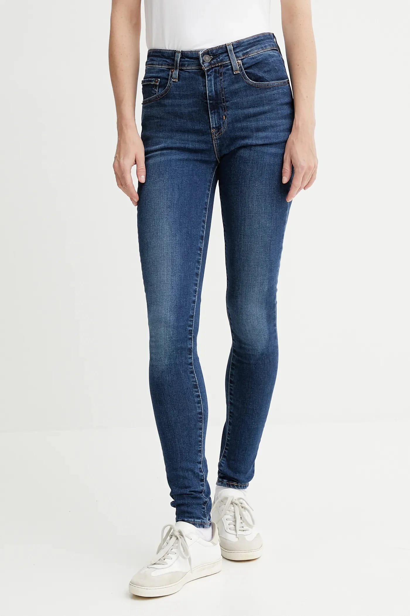 Джинсы 721 HIGH RISE SKINNY синие для женщин