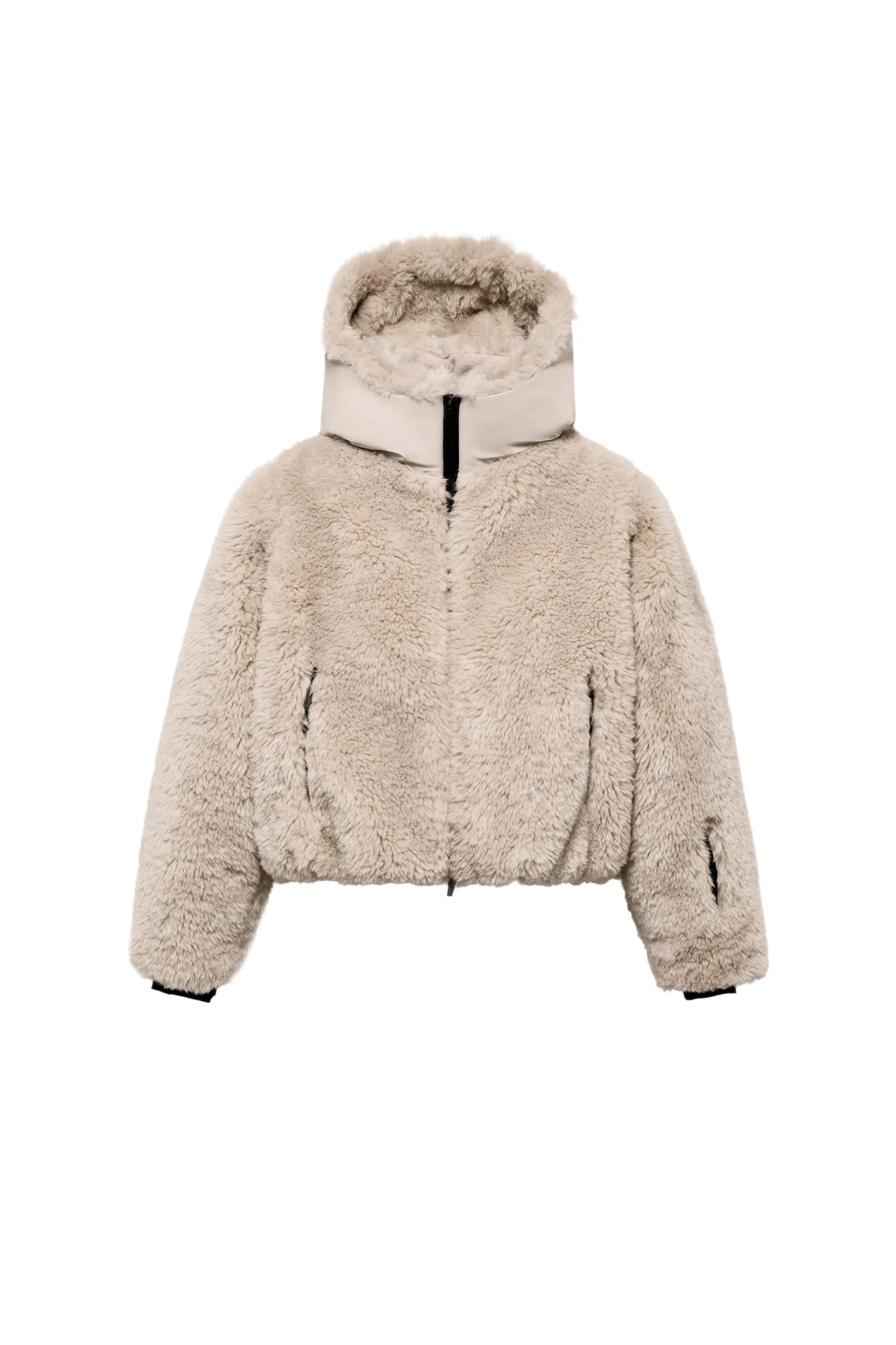 КОРОТКАЯ КУРТКА RECCO® TECHNOLOGY SKI COLLECTION С КАПЮШОНОМ ИЗ ИСКУССТВЕННОГО МЕХА - фото 3