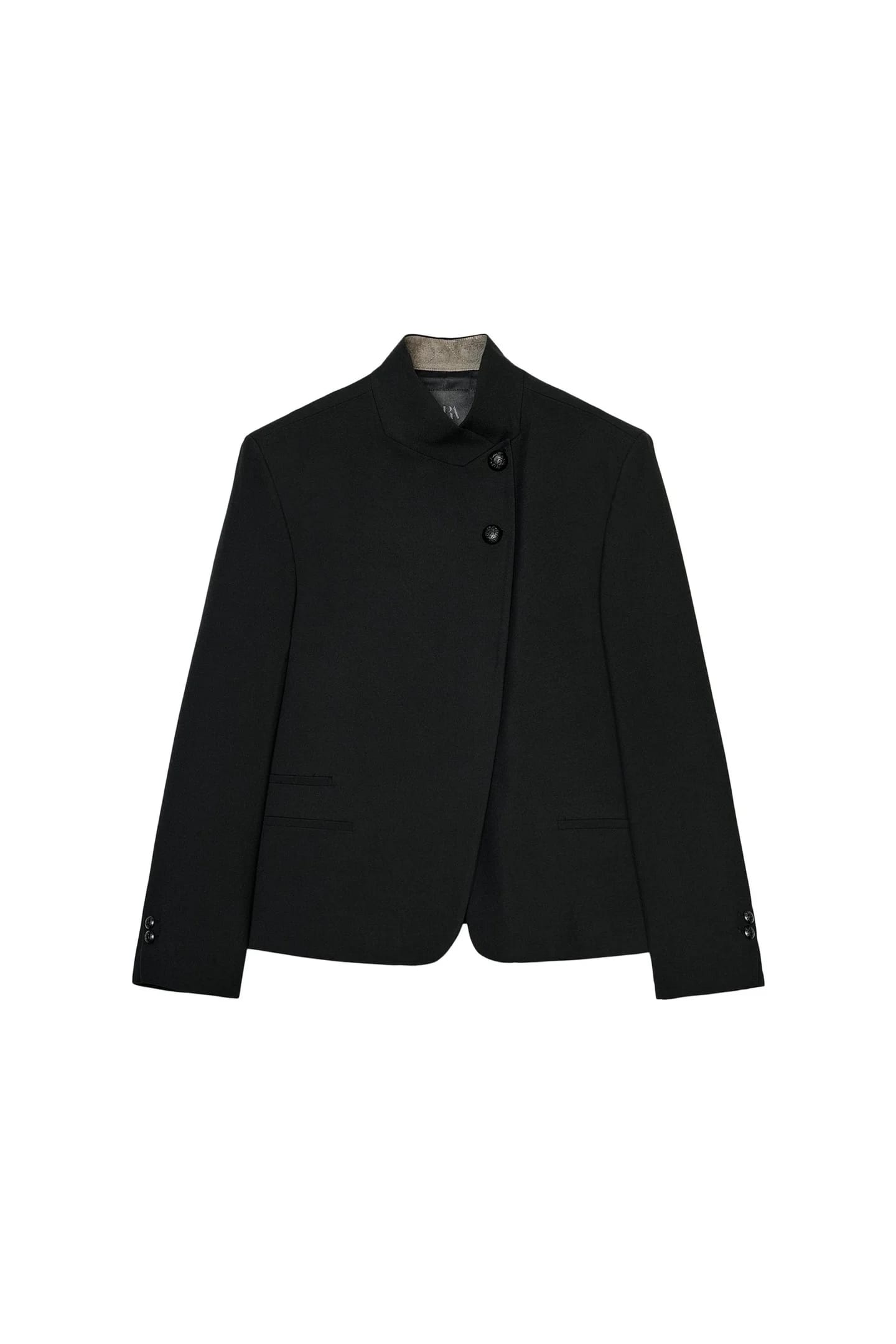 ПИДЖАК С ВЫСОКИМ ВОРОТНИКОМ НА ПУГОВИЦАХ ИЗ КОЛЛЕКЦИИ ZW - фото 3