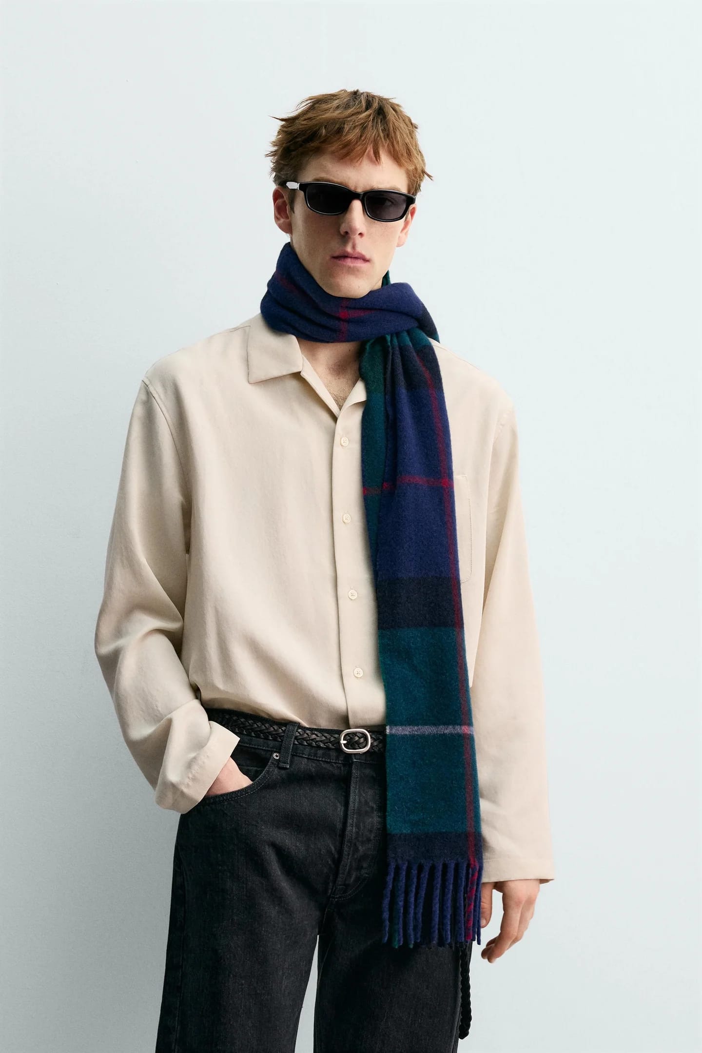 СТРУЯЩАЯСЯ РУБАШКА СВОБОДНОГО КРОЯ AARON LEVINE X Zara - фото 2