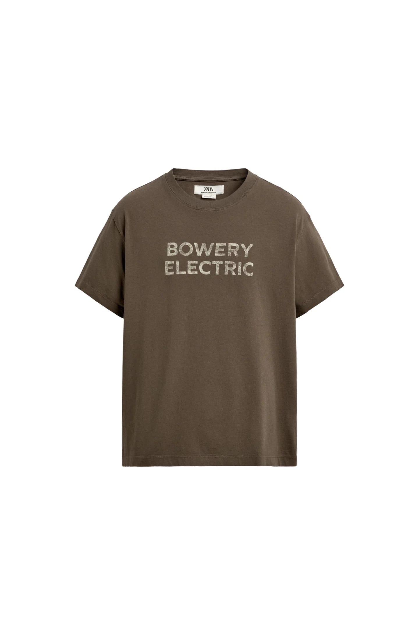 ФУТБОЛКА BOXY FIT С НАДПИСЬЮ И ЭФФЕКТОМ СТИРКИ - фото 4