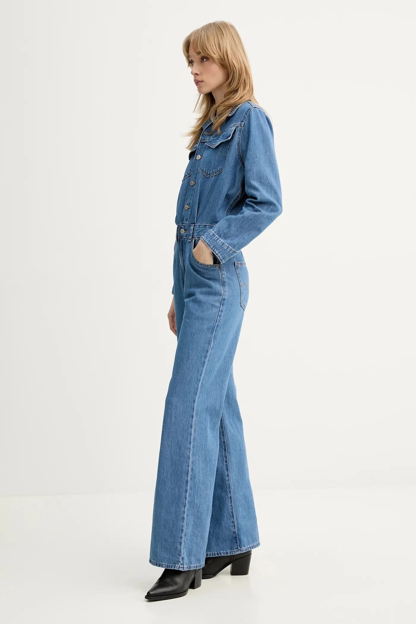 Джинсовый комбинезон WESTERN JUMPSUIT - фото 2