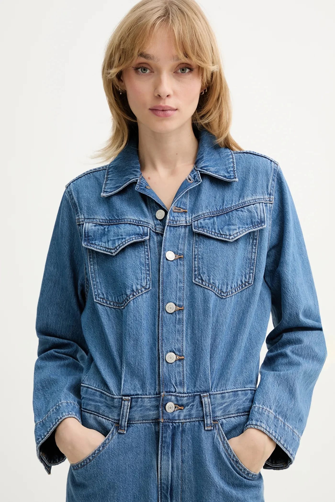 Джинсовый комбинезон WESTERN JUMPSUIT - фото 4
