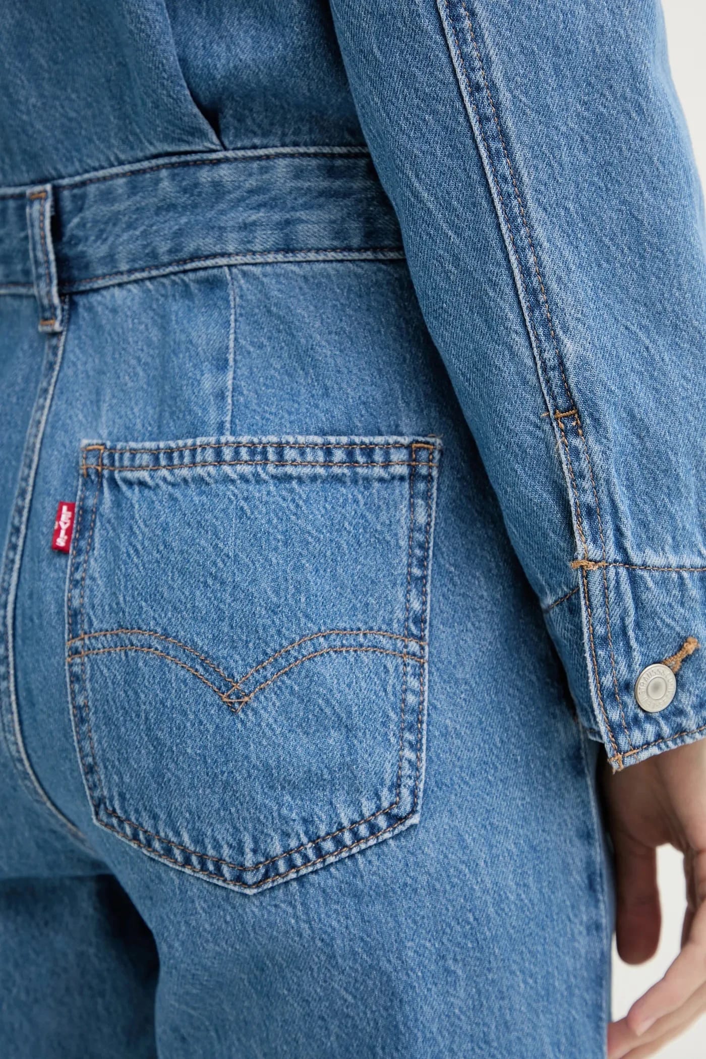 Джинсовый комбинезон WESTERN JUMPSUIT - фото 6