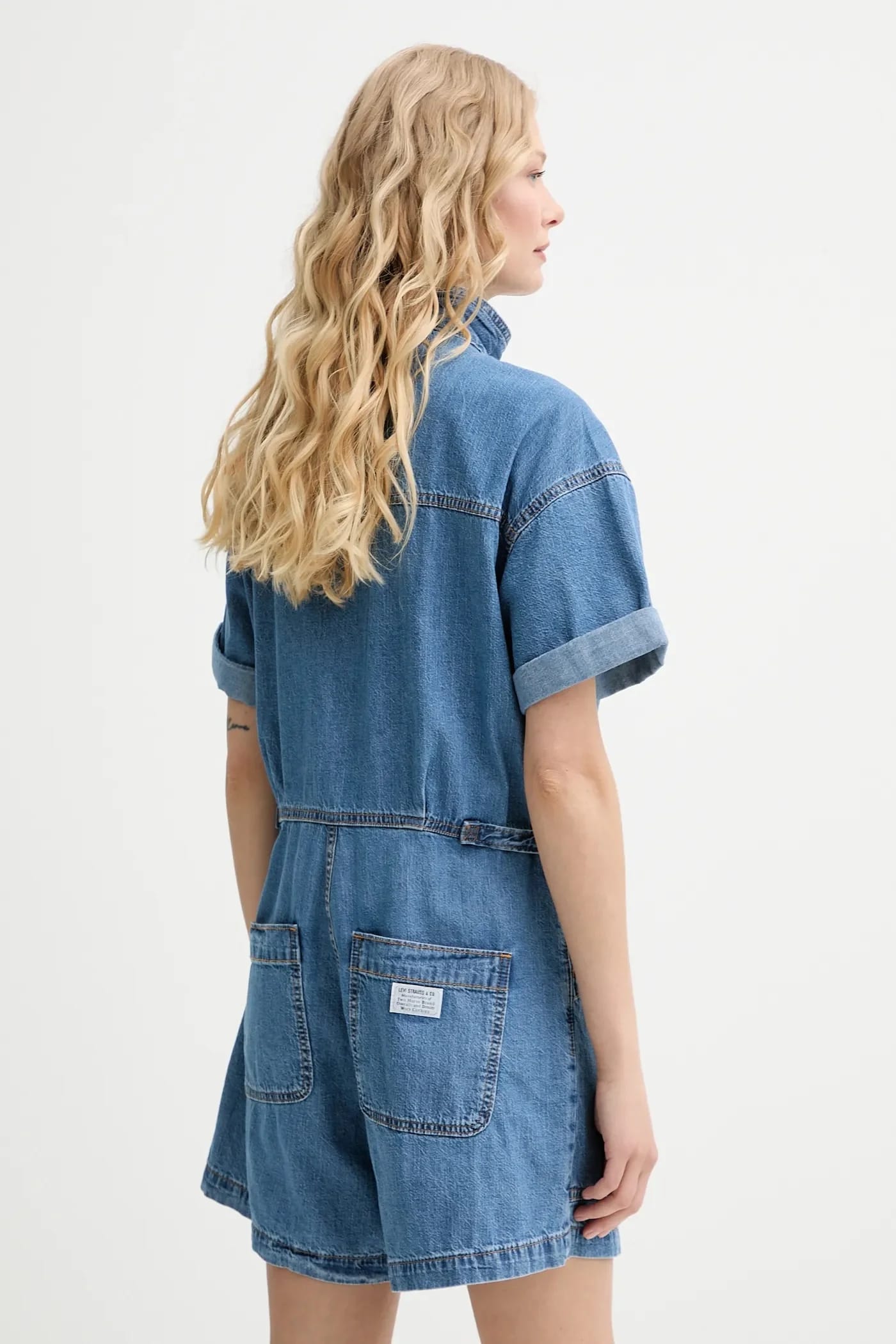 Джинсовый комбинезон SS SURPLUS ROMPER - фото 3