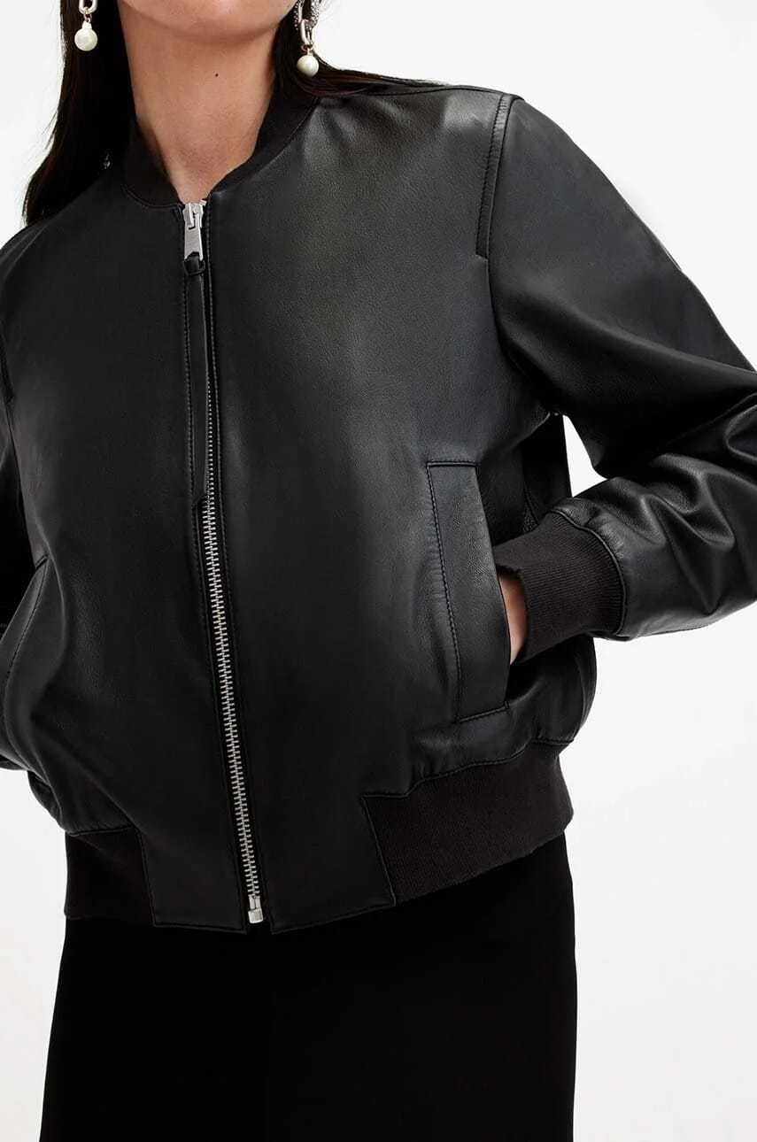 ORTEN BOMBER JACKET кожаная куртка - фото 2