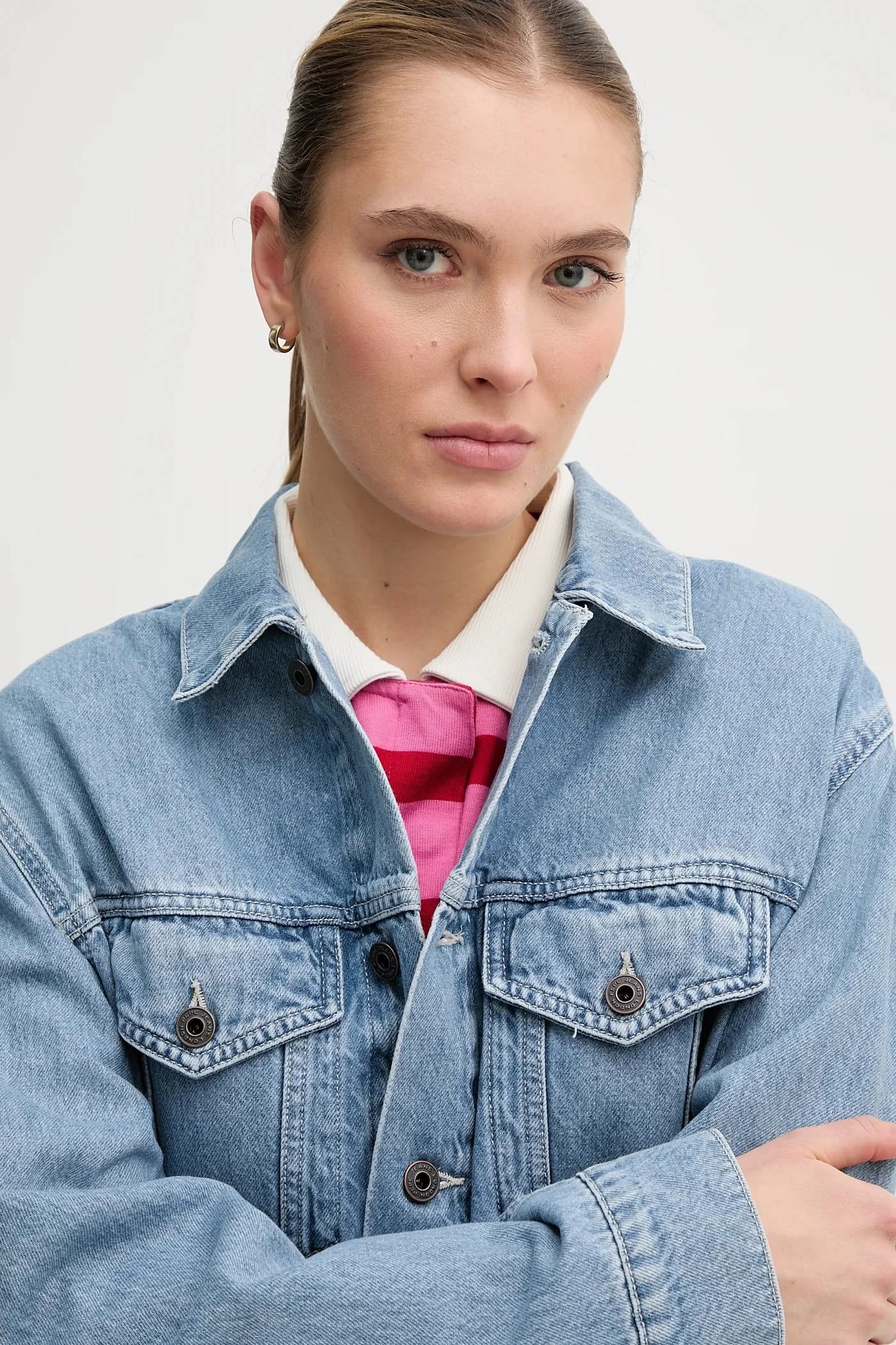 джинсовая куртка BOYFRIEND JACKET - фото 5