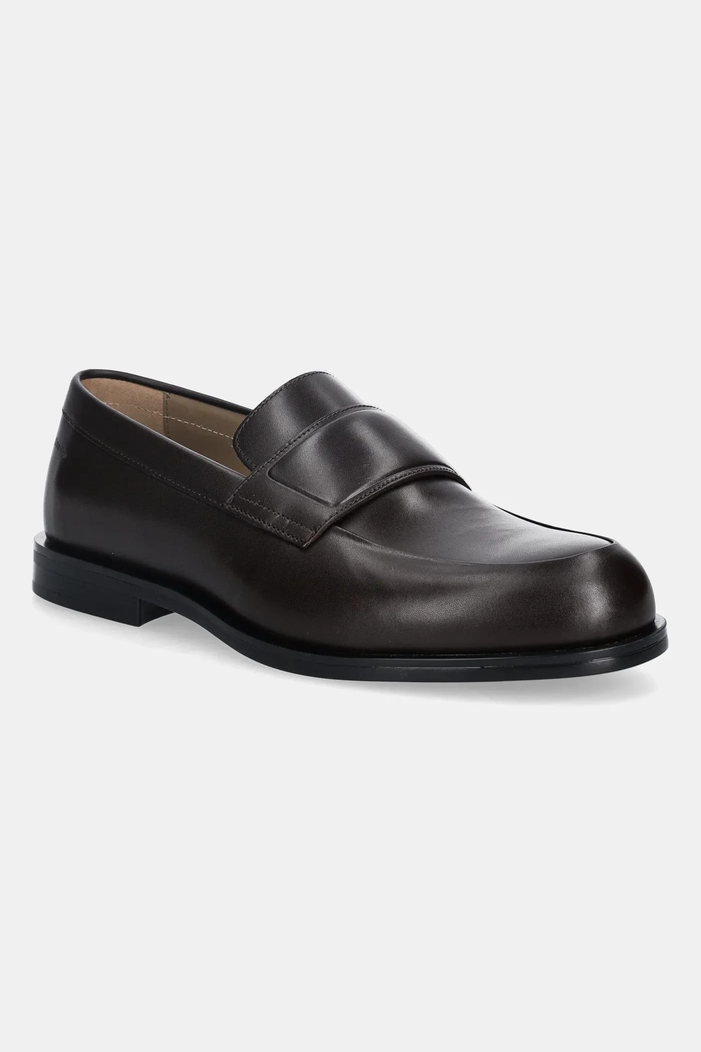 Кожаные мокасины ESS RUBBER BAND LOAFER LTH