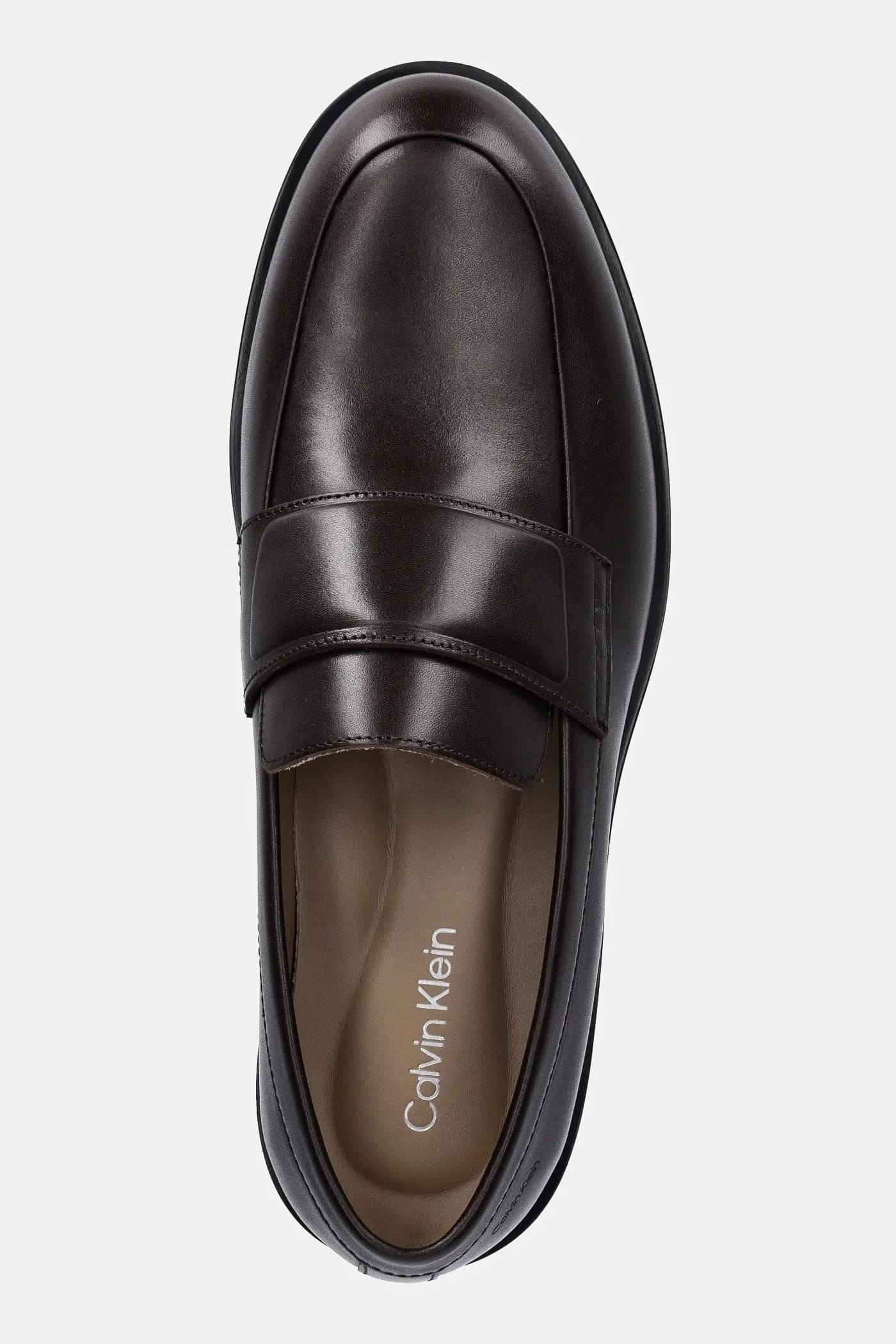 Кожаные мокасины ESS RUBBER BAND LOAFER LTH - фото 4