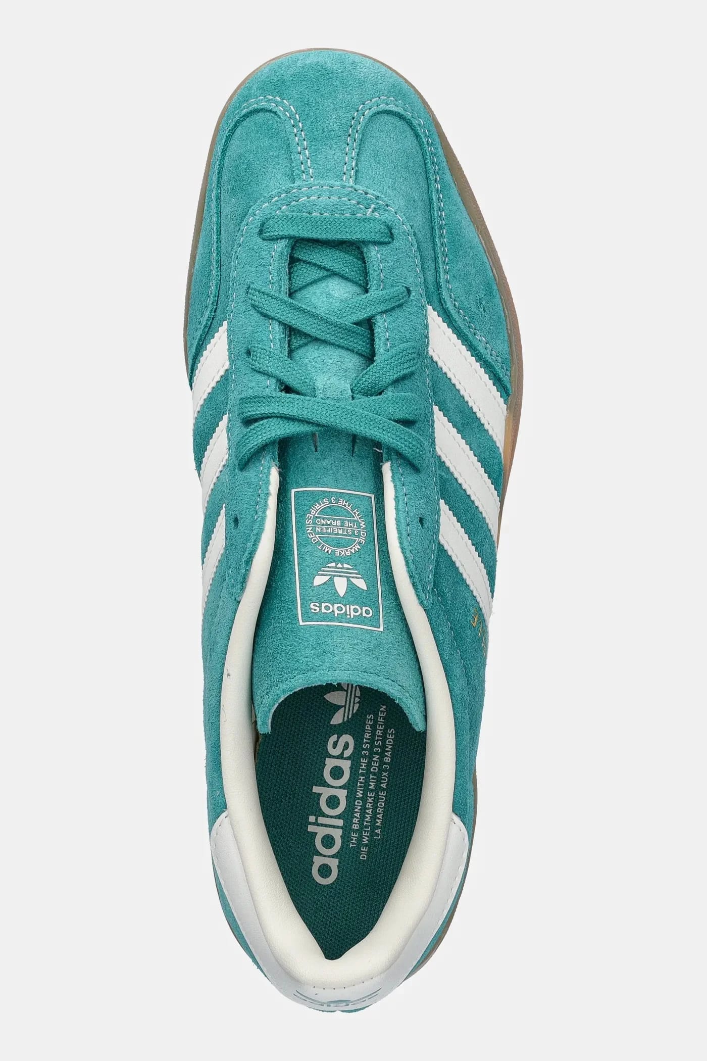 кроссовки Gazelle Indoor бирюзовые для мужчин - фото 4