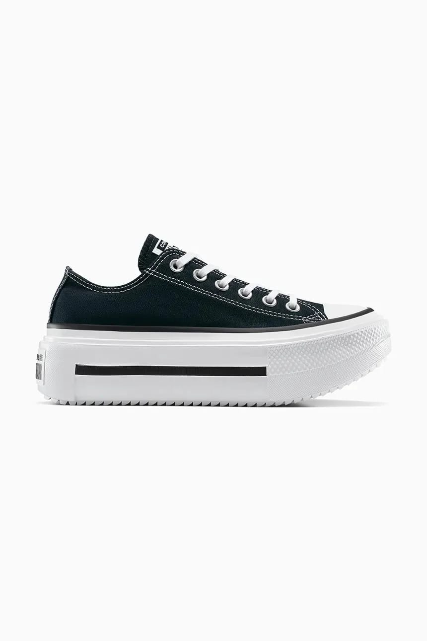 кроссовки Chuck Taylor All Star Lift Double Stack черные для мужчин