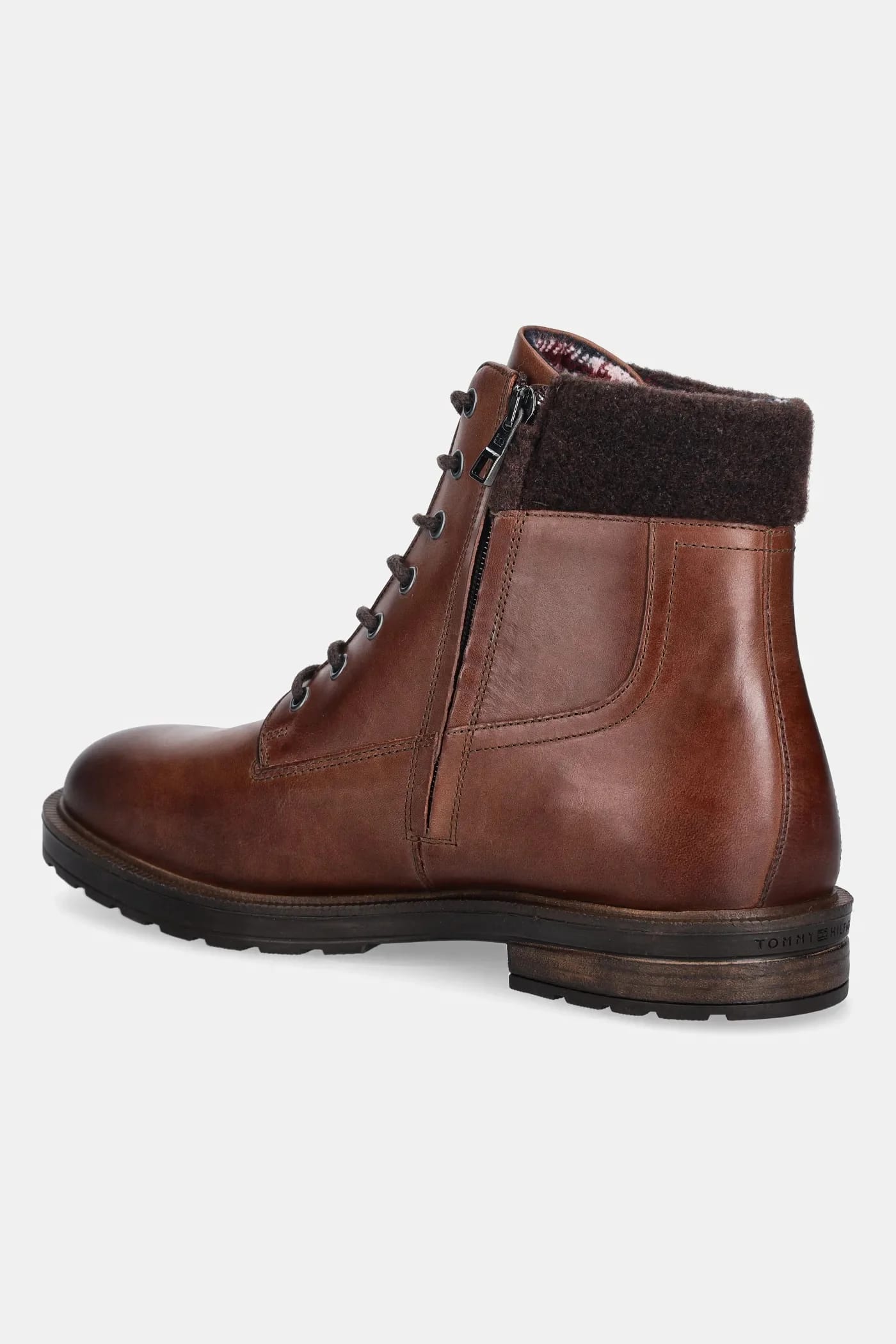Кожаные ботинки CLEATED HILFIGER W LTH BOOT - фото 3