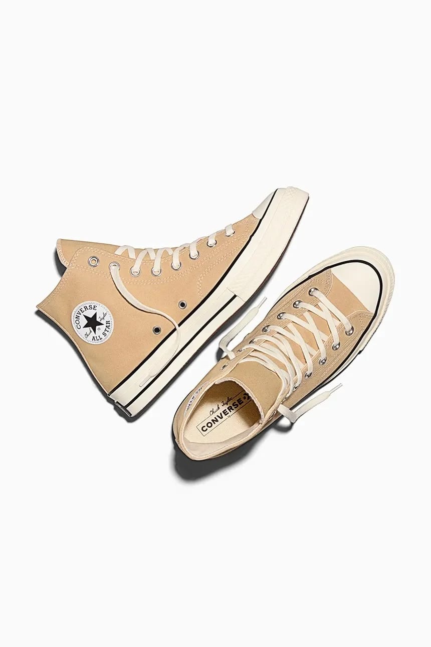 кроссовки Chuck 70 бежевые для мужчин - фото 6