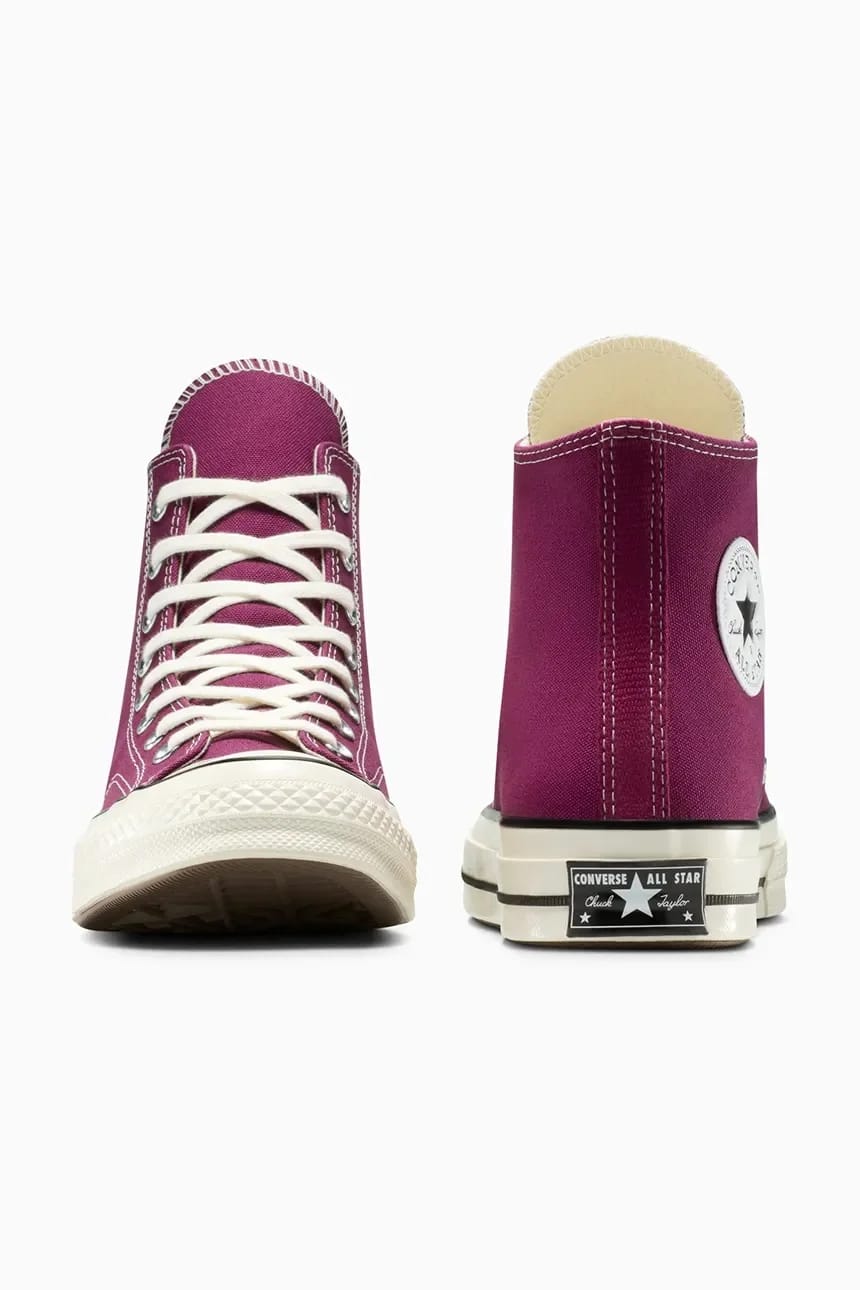 кроссовки Chuck 70 бордовые для мужчин - фото 3
