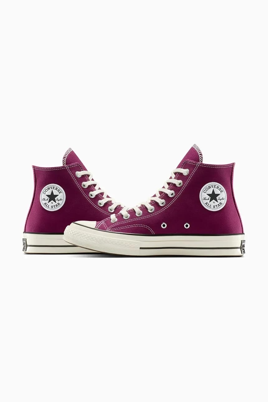 кроссовки Chuck 70 бордовые для мужчин - фото 4