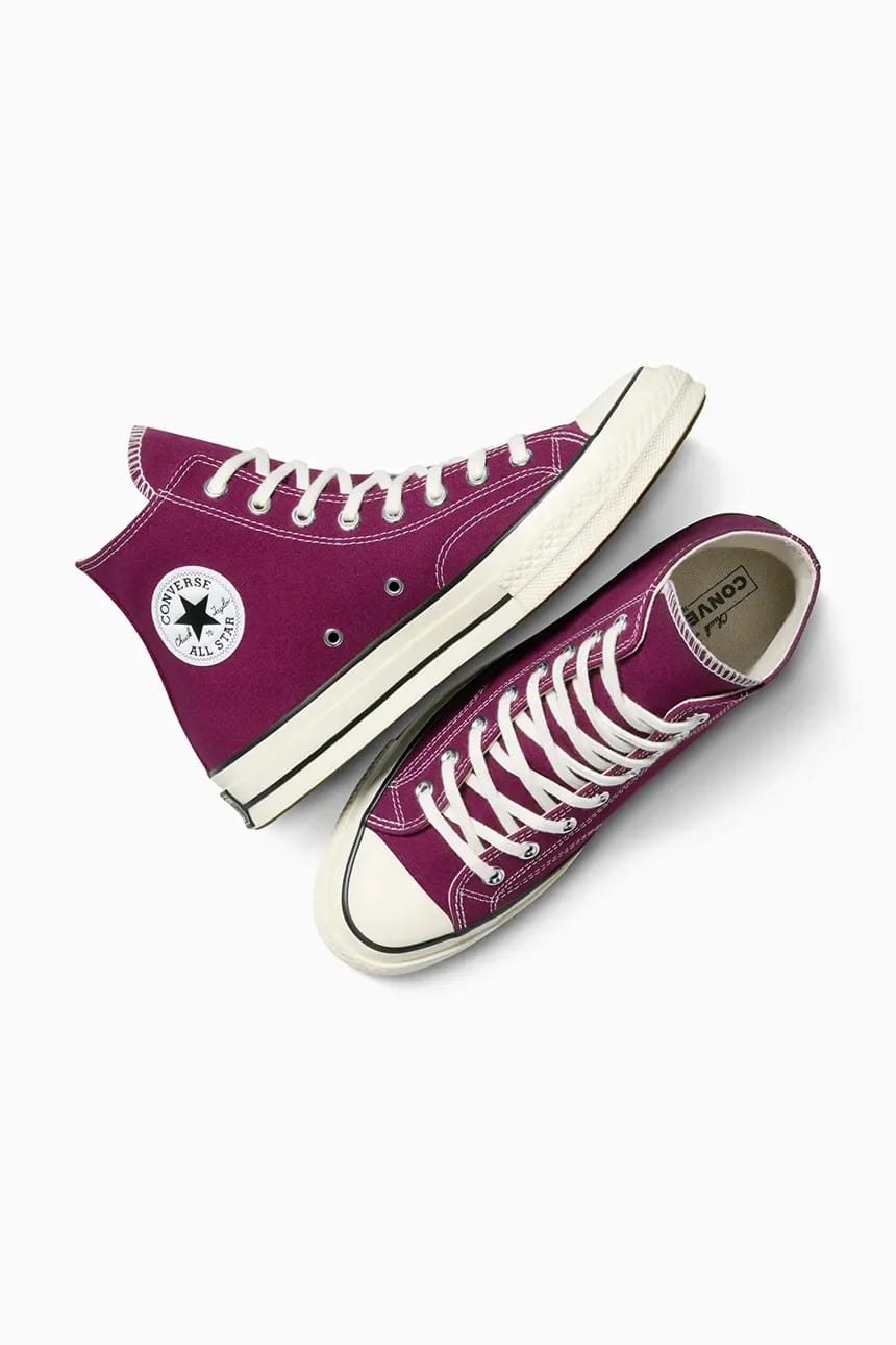 кроссовки Chuck 70 бордовые для мужчин - фото 7