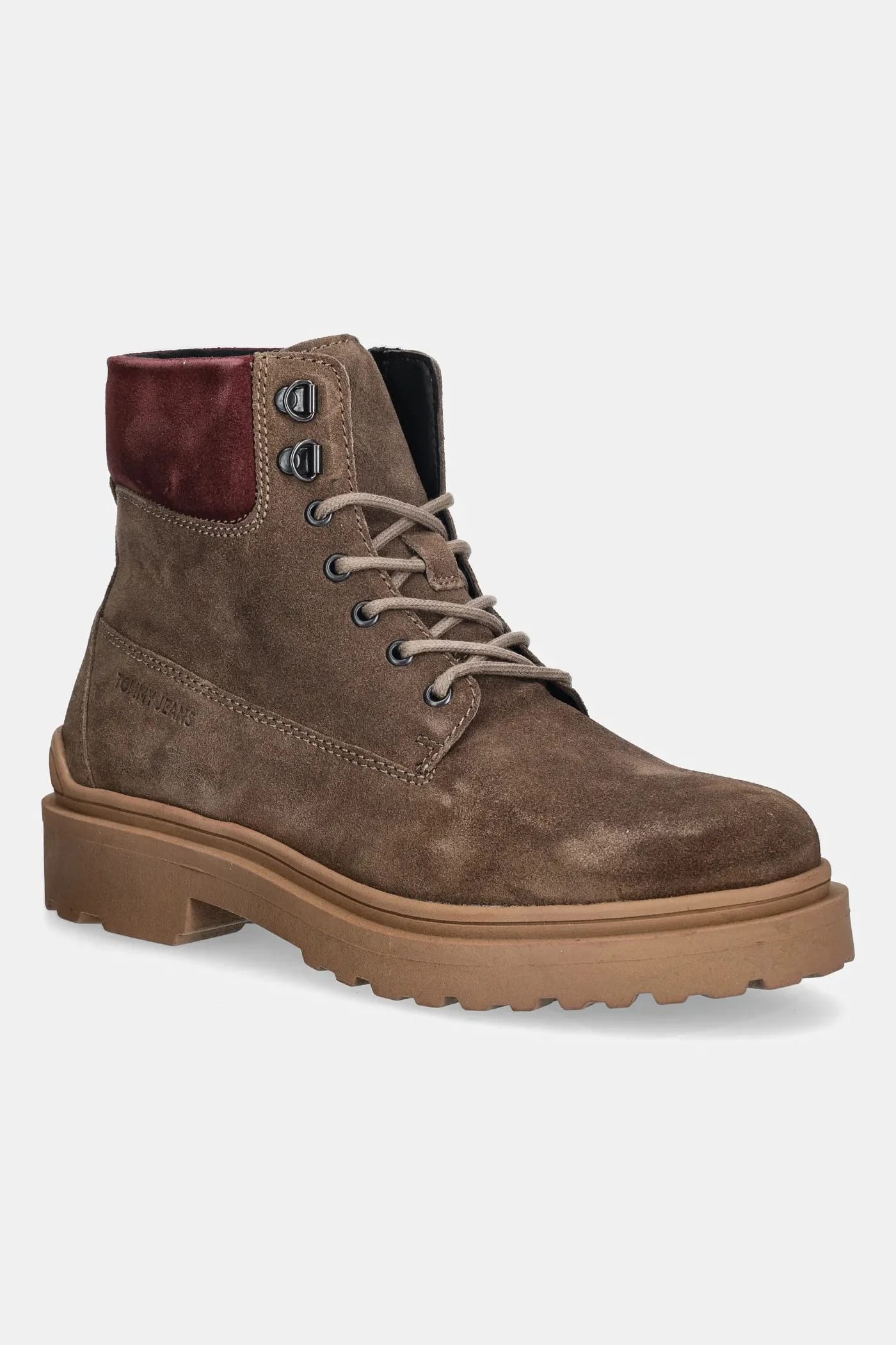 Высокие кожаные туфли TJM LACE UP BOOT SUEDE