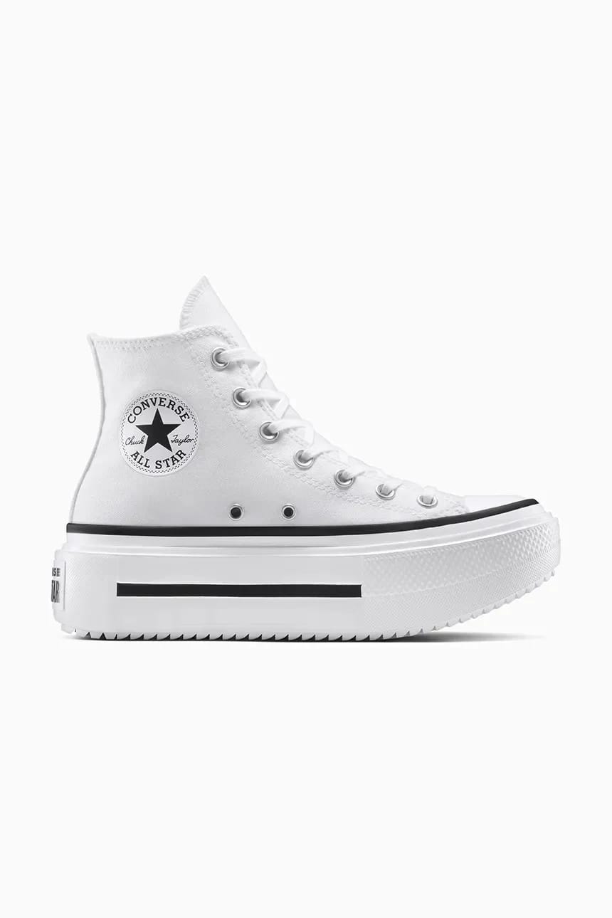 кроссовки Chuck Taylor All Star Lift Double Stack белые для мужчин