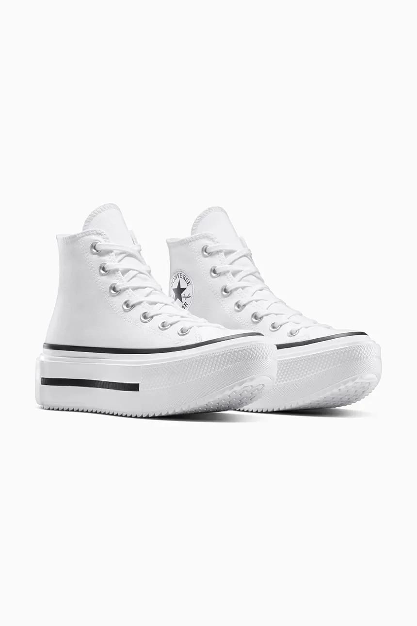 кроссовки Chuck Taylor All Star Lift Double Stack белые для мужчин - фото 2