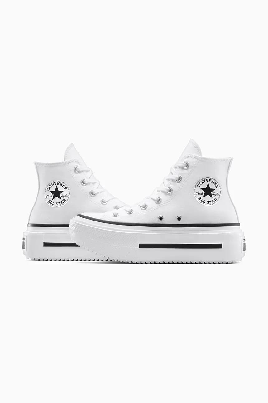 кроссовки Chuck Taylor All Star Lift Double Stack белые для мужчин - фото 4