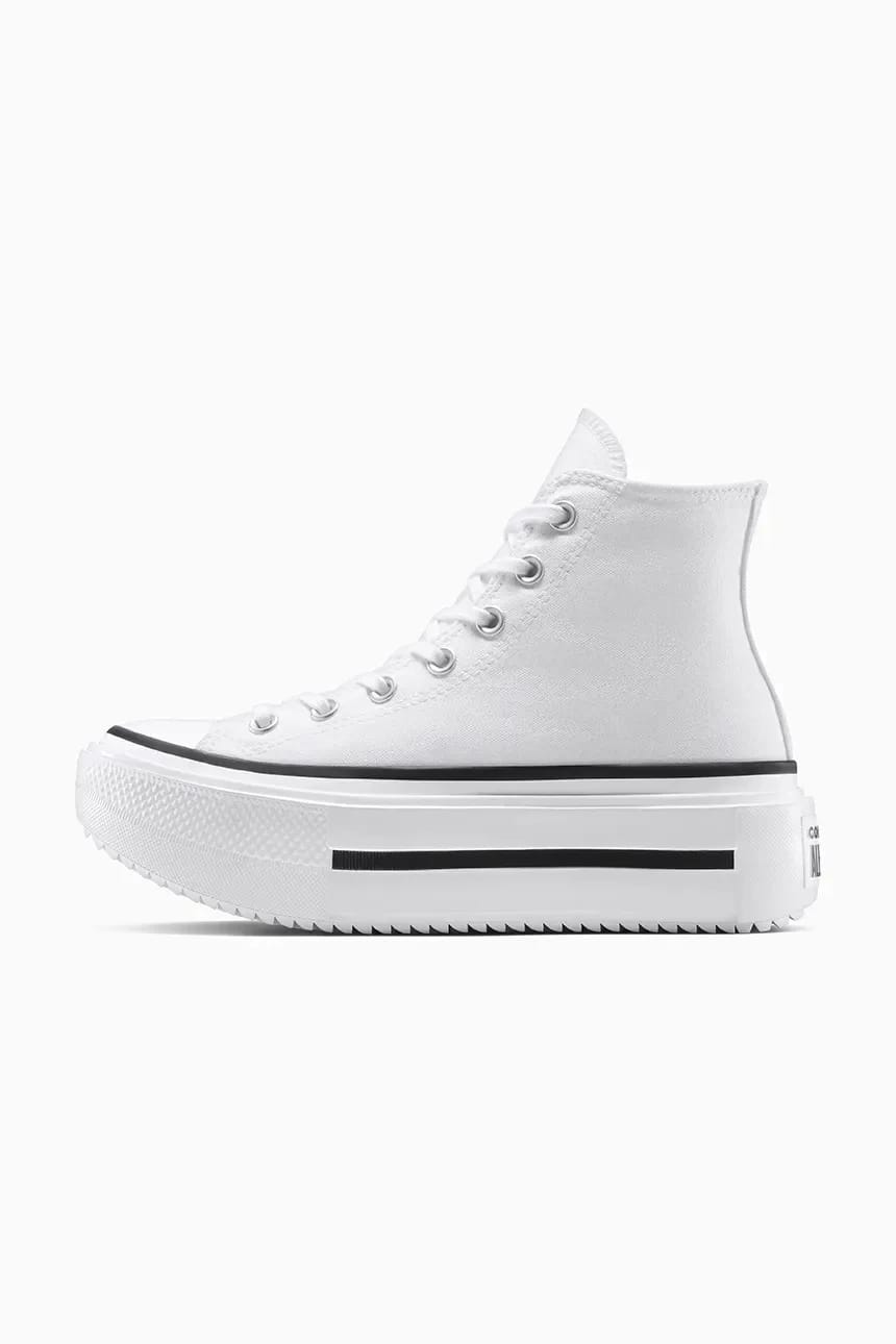 кроссовки Chuck Taylor All Star Lift Double Stack белые для мужчин - фото 5