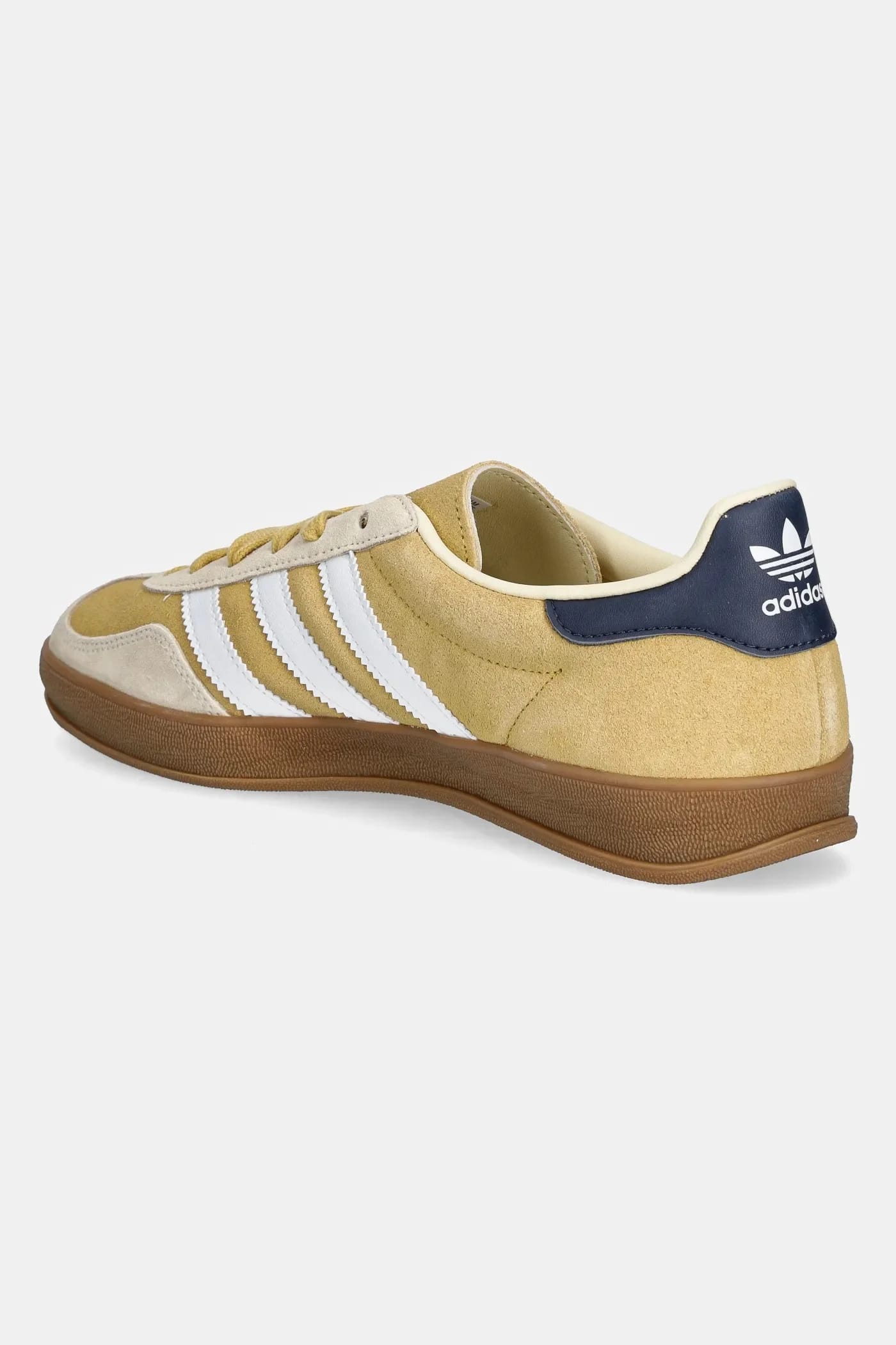 кроссовки Gazelle Indoor замшевые желтое - фото 3