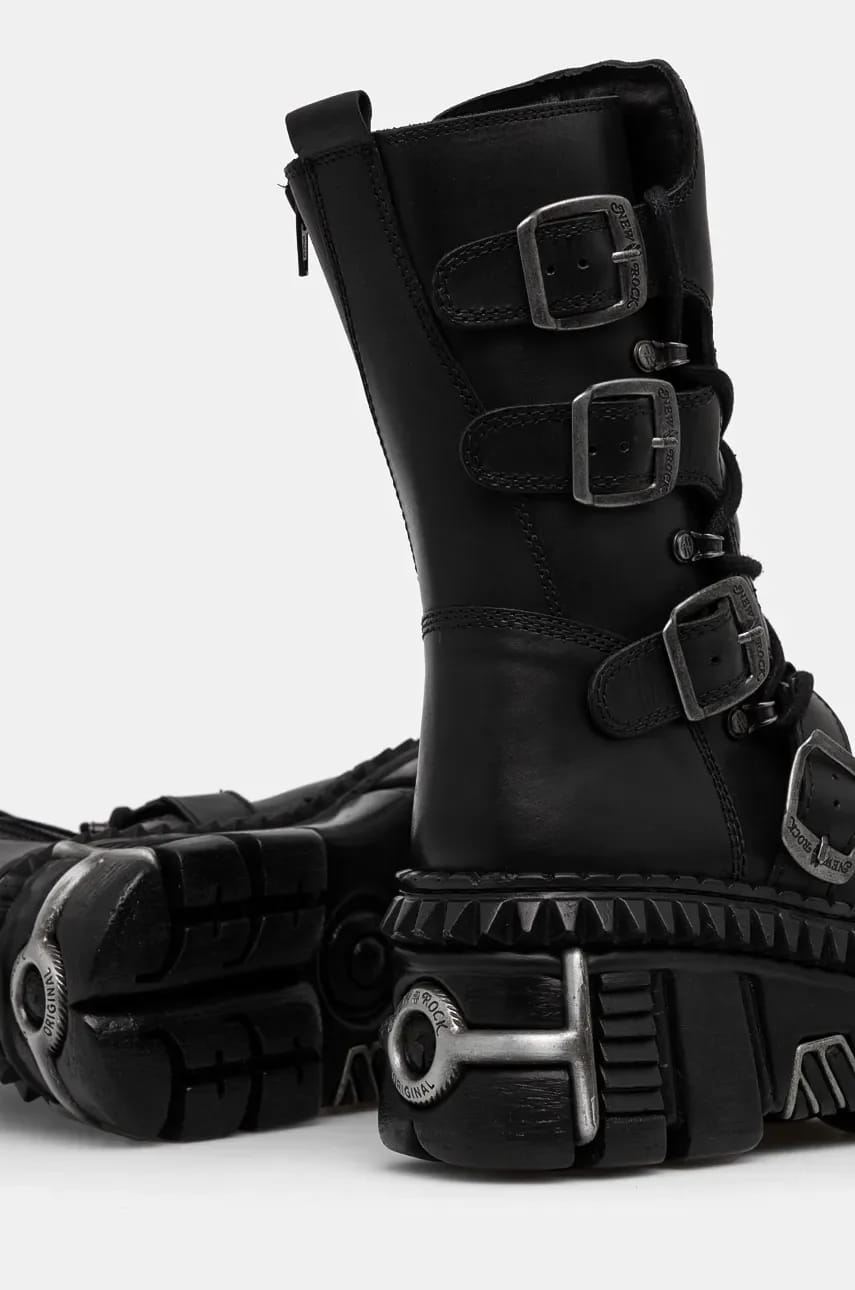 Кожаные ботильоны ITALI NEGRO NOMADA + TOWER CASCO + ACERO PICOS - фото 4