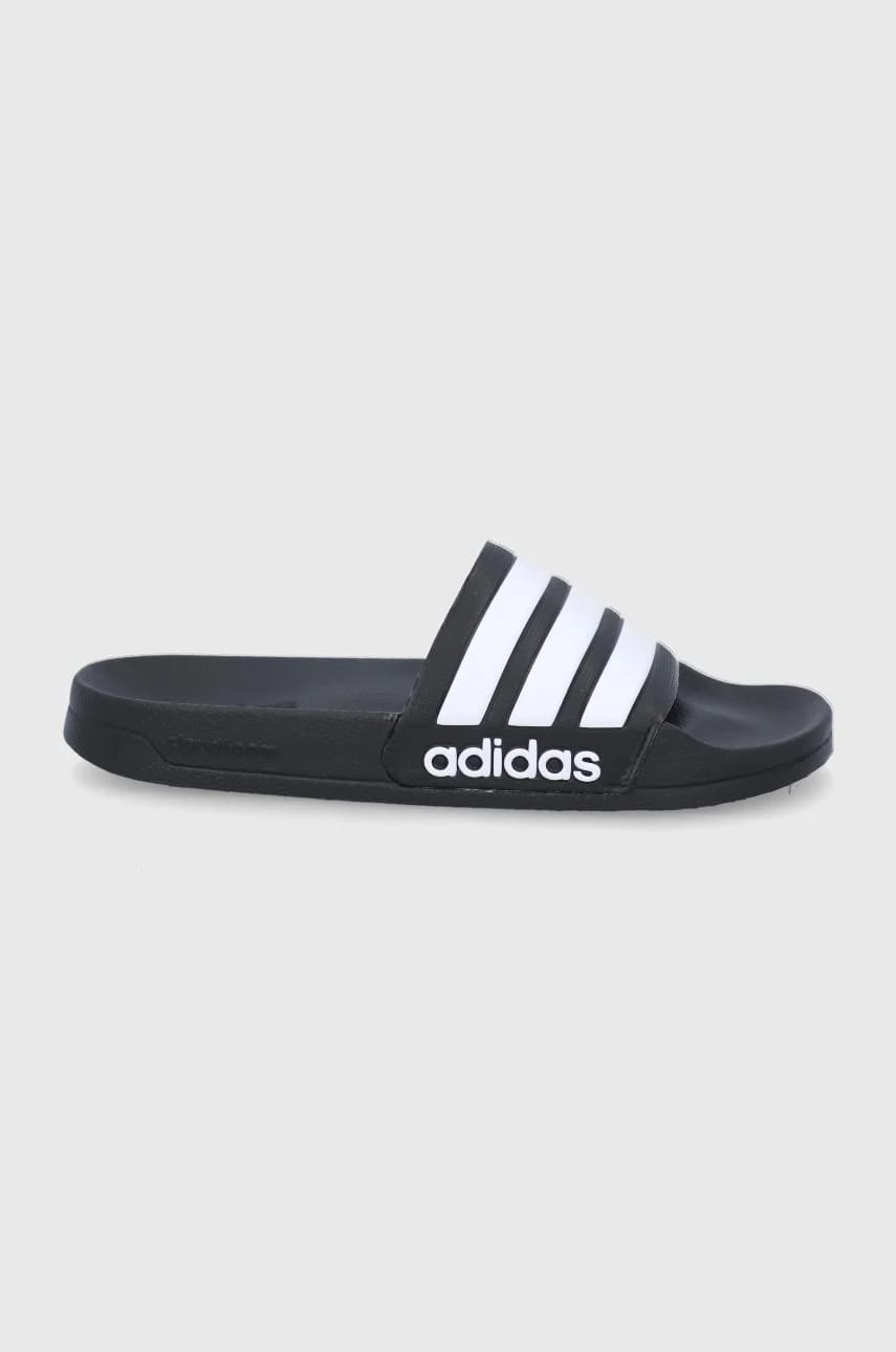 шлепанцы Adilette черные для мужчин