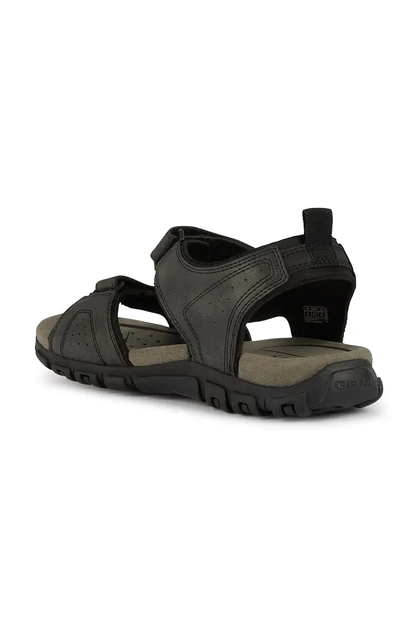 Сандалии UOMO SANDAL STRADA черные для мужчин - фото 4